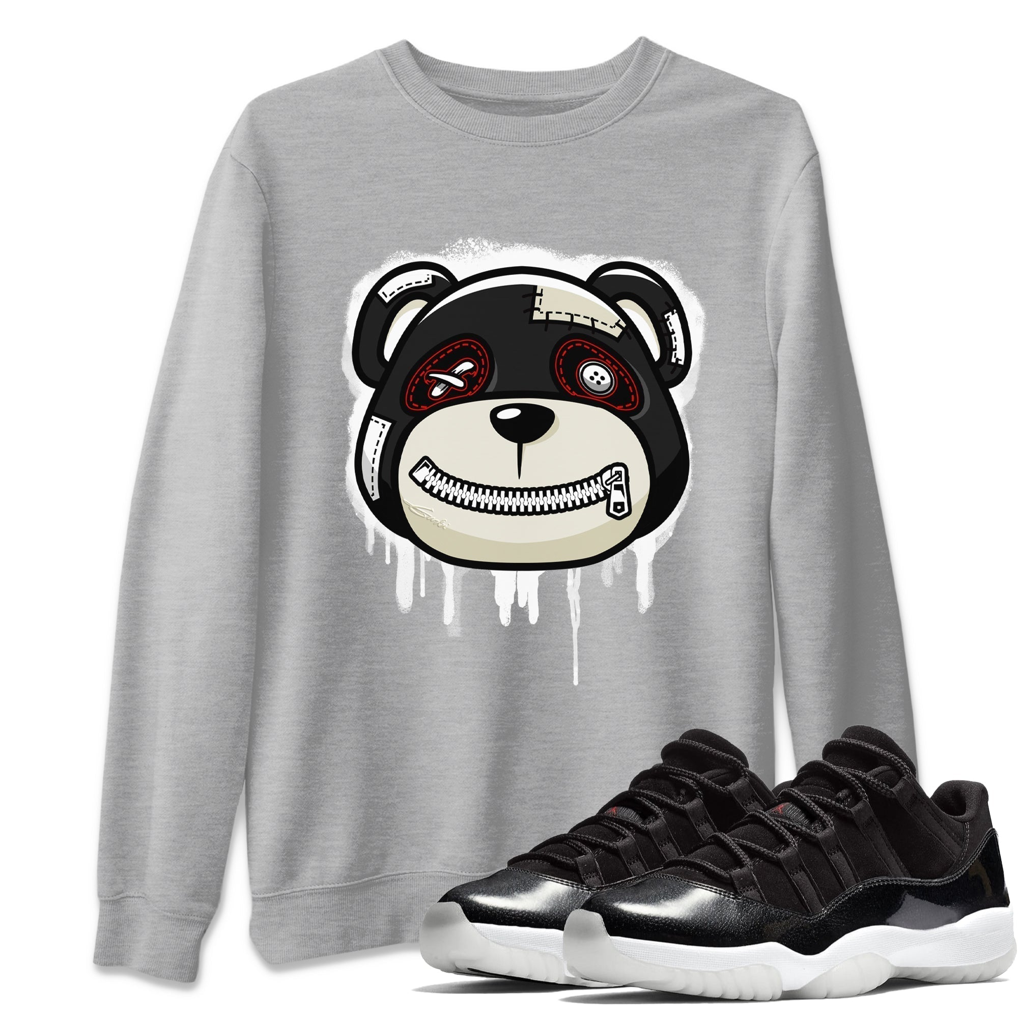 Bear Face Unisex Tops - Air Jordan 11 72-10