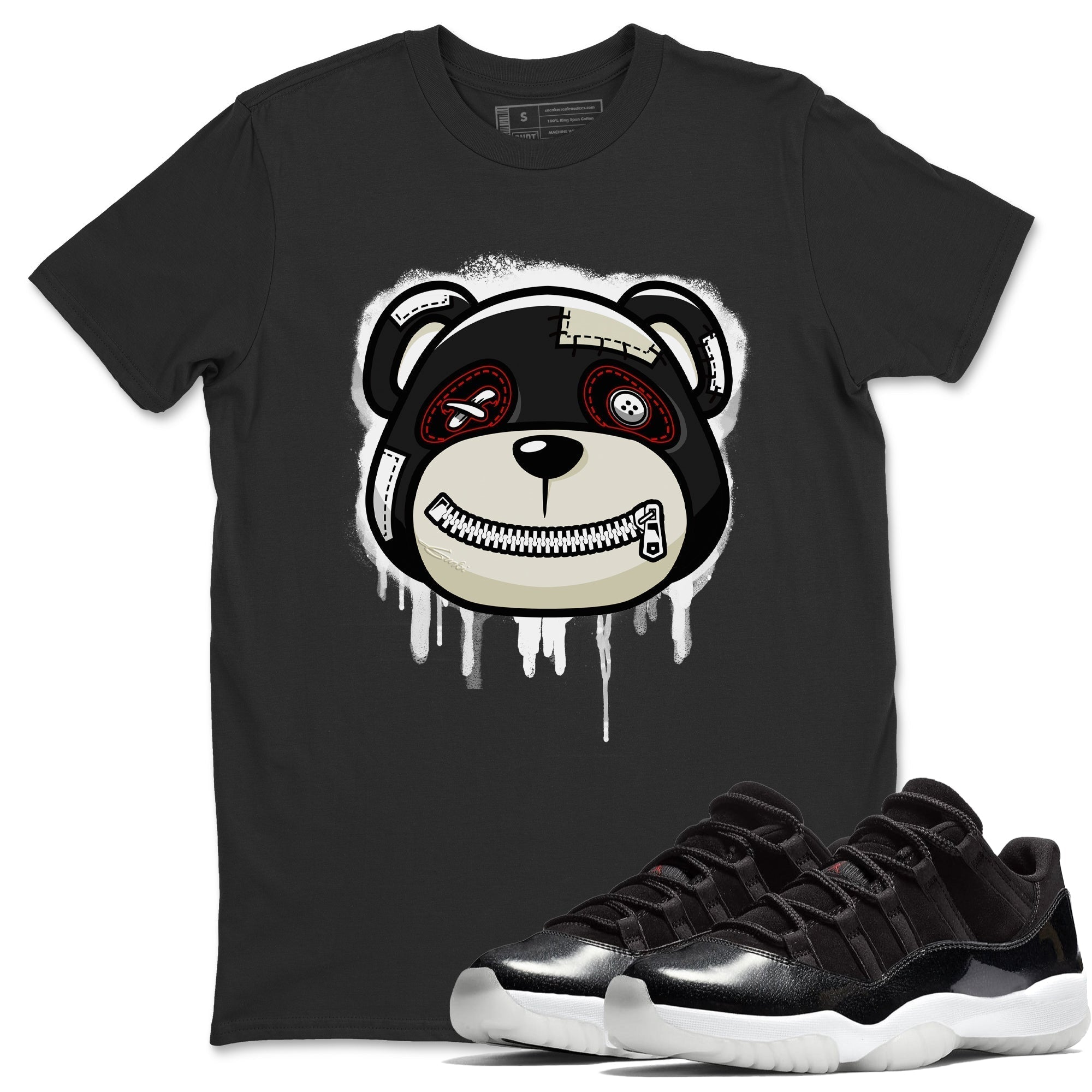 Bear Face Unisex Tops - Air Jordan 11 72-10