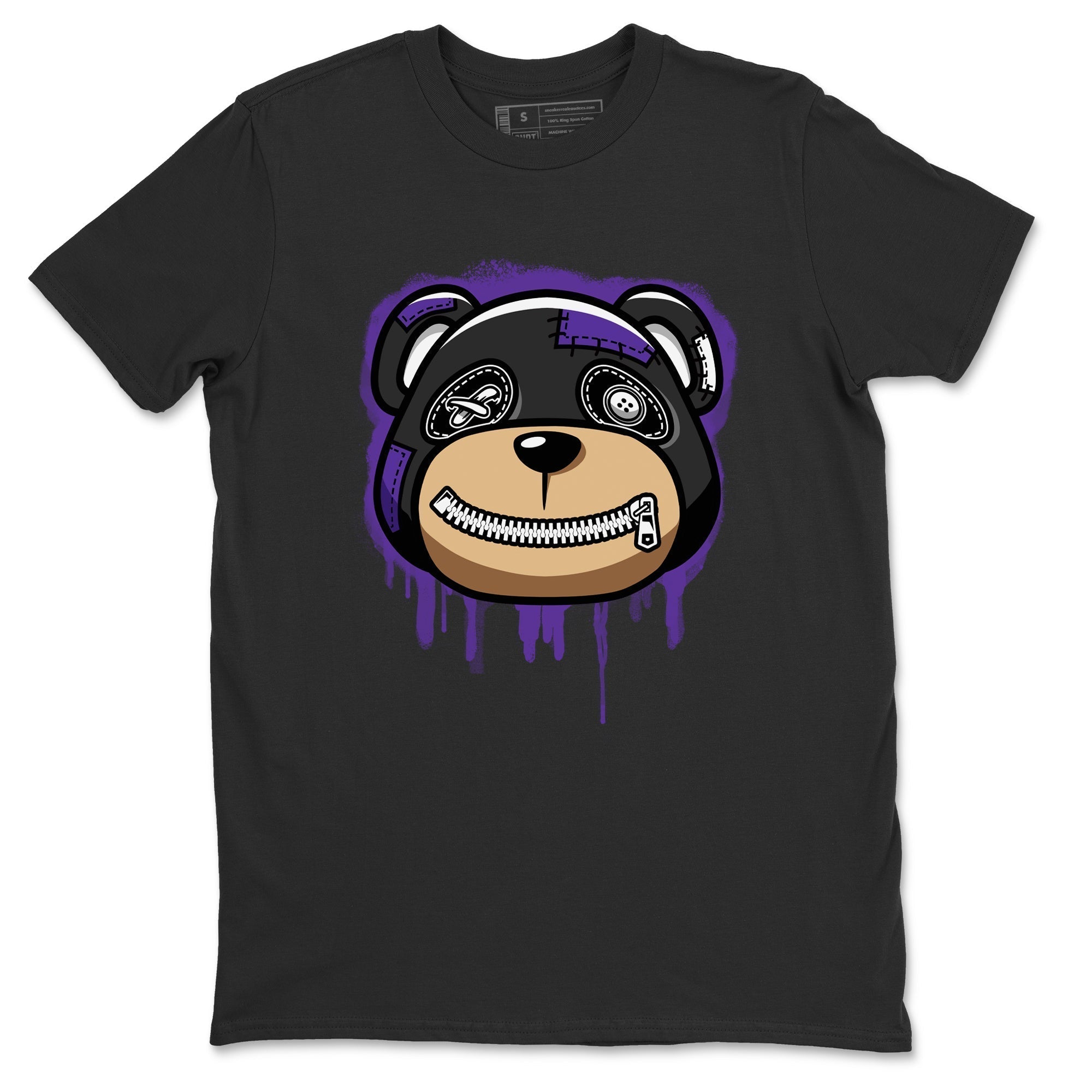 Bear Face Unisex Tops - Air Jordan 13 Court Purple