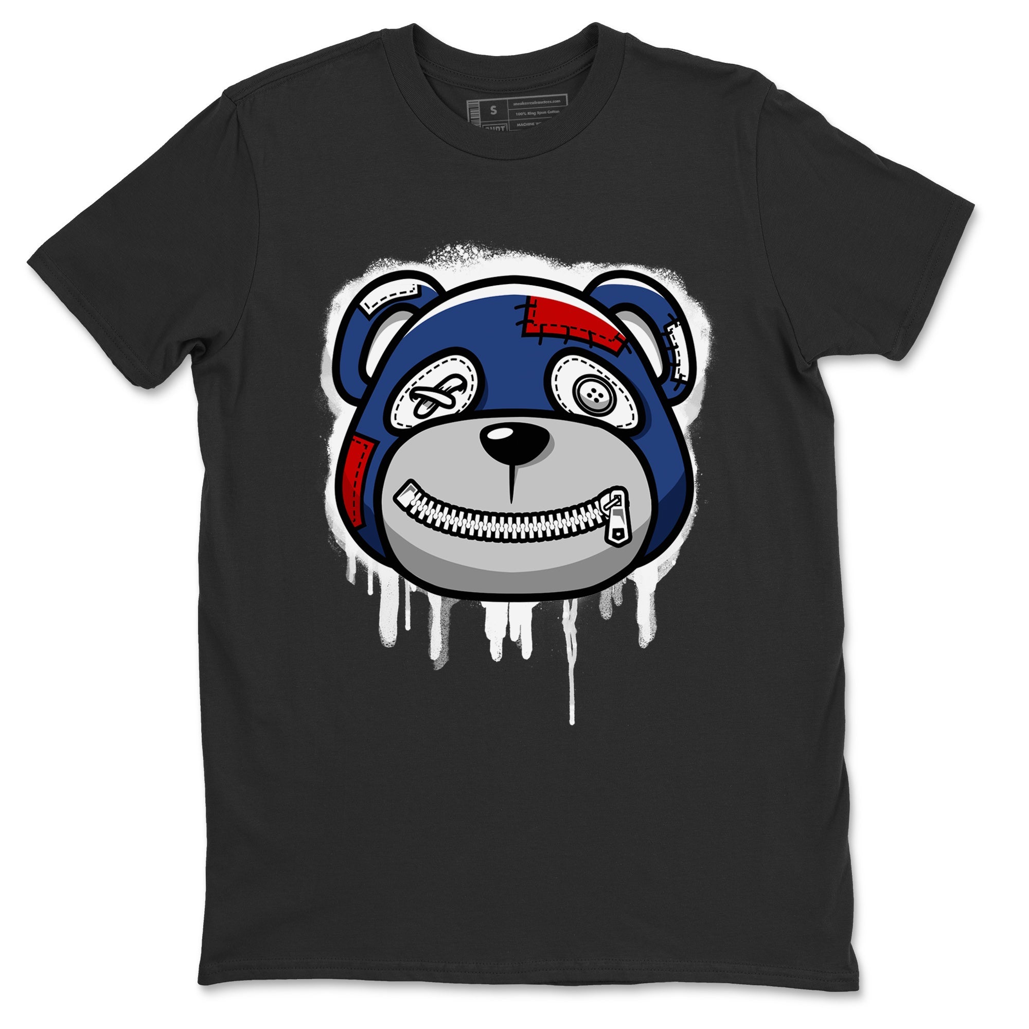 Bear Face Unisex Tops - Air Jordan 13 French Blue