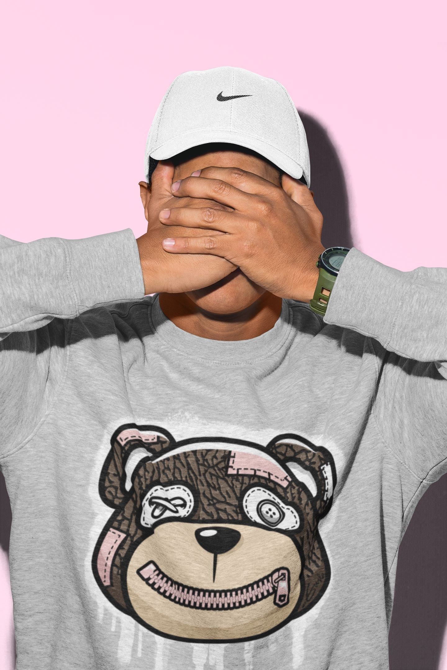 Bear Face Unisex Tops - Air Jordan 3 Atmosphere