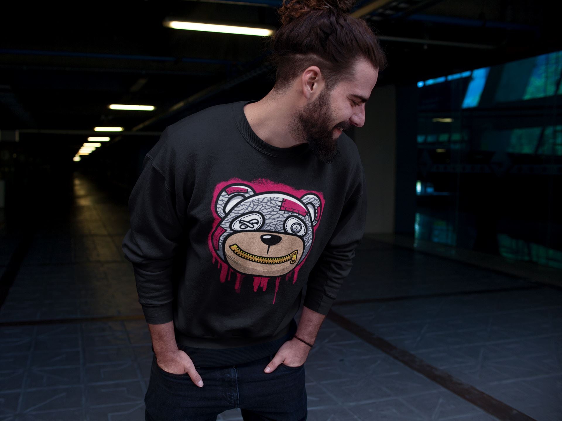 Bear Face Unisex Tops - Air Jordan 3 Cardinal