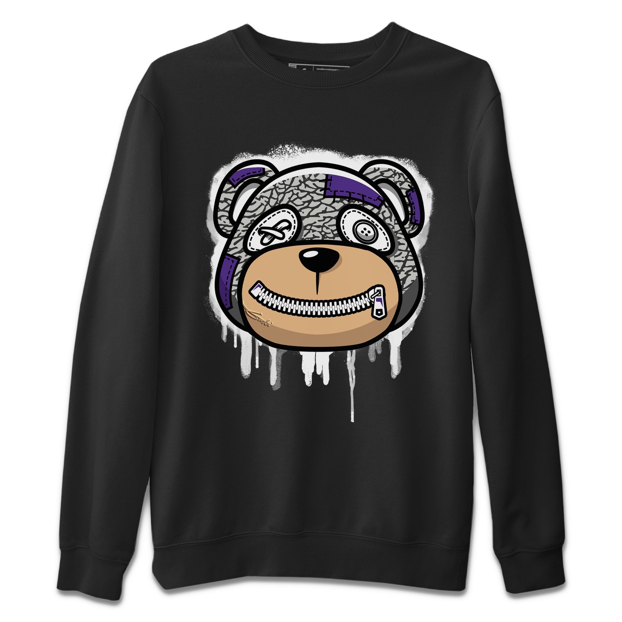 Bear Face Unisex Tops - Air Jordan 3 Dark Iris