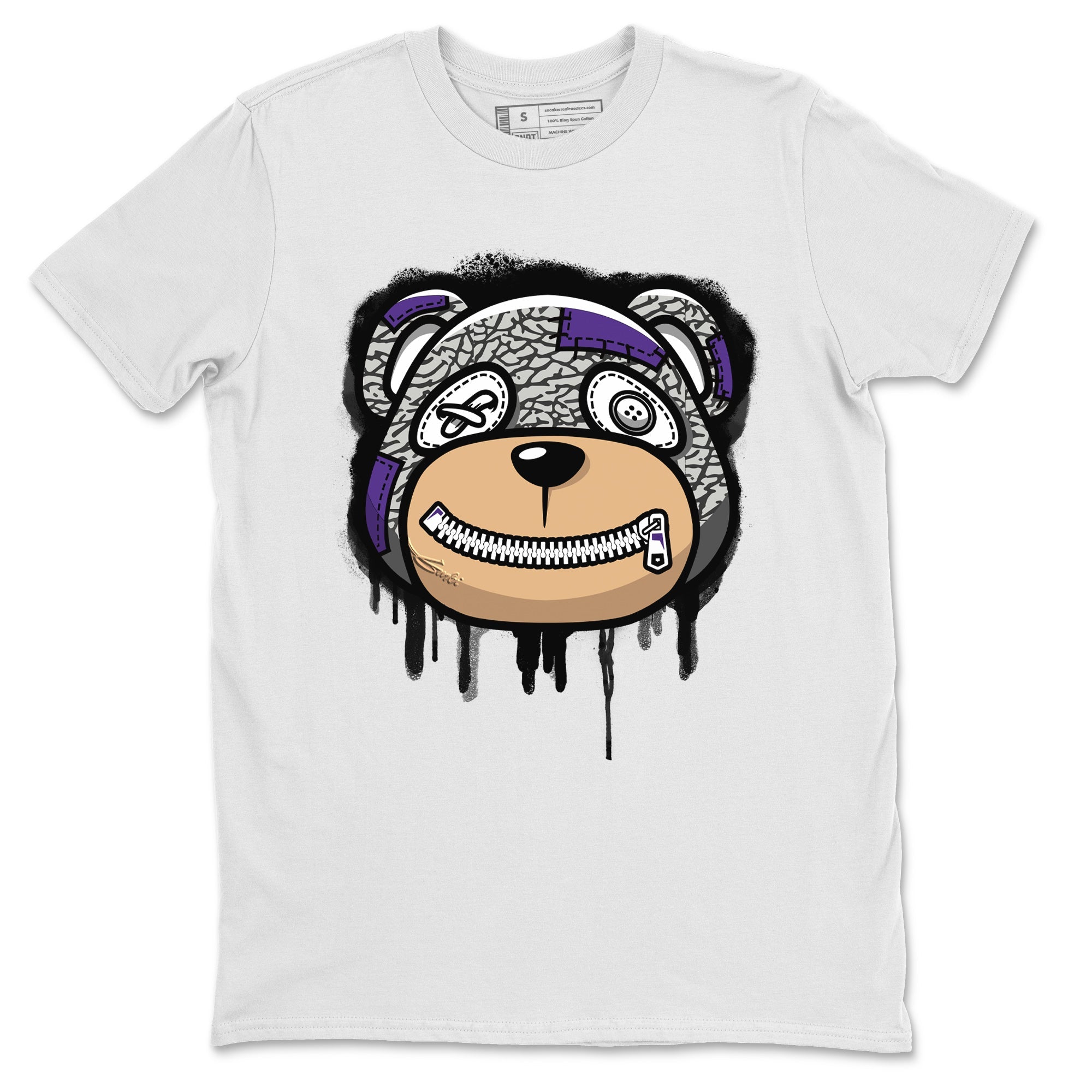 Bear Face Unisex Tops - Air Jordan 3 Dark Iris