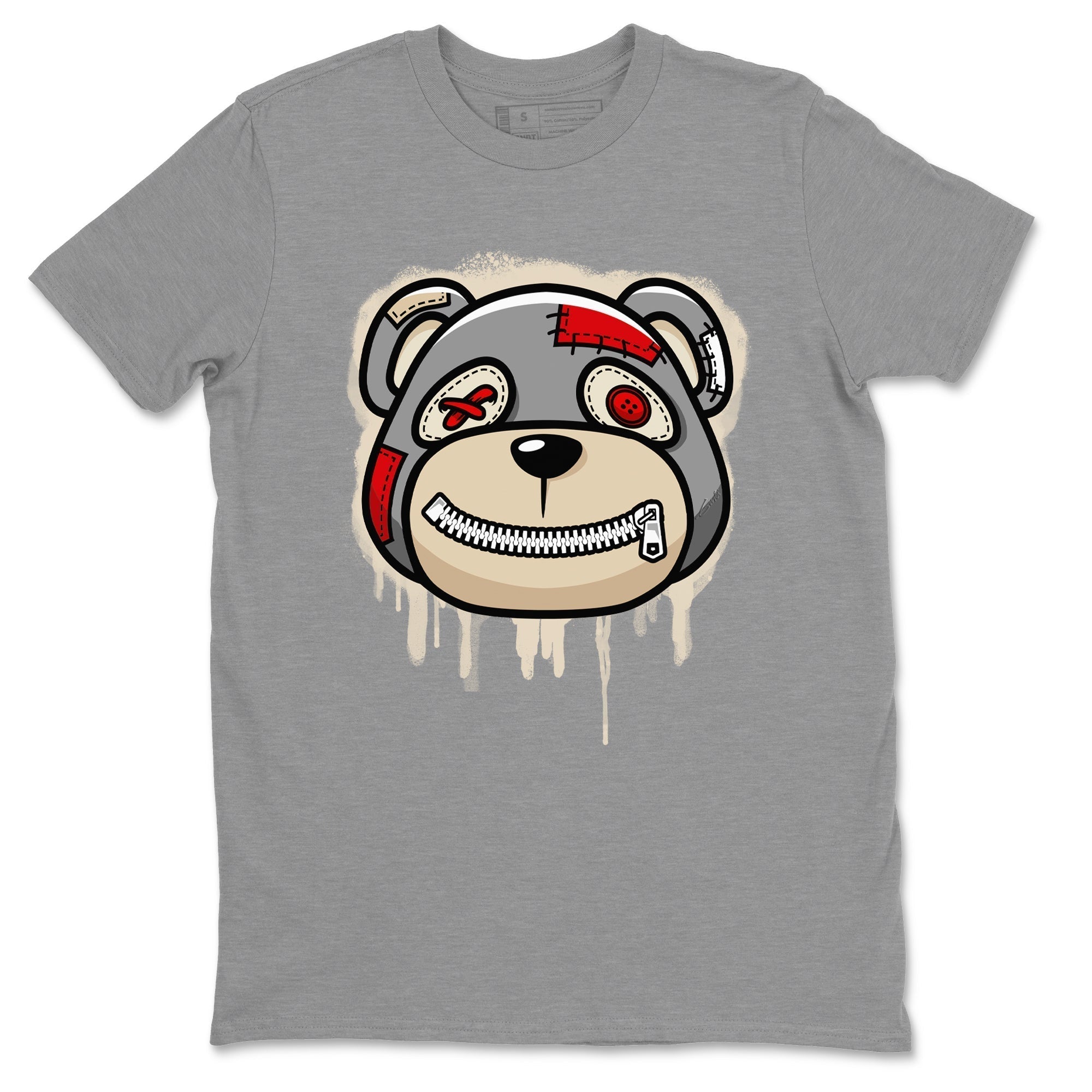 Bear Face Unisex Tops - Air Jordan 3 Muslin