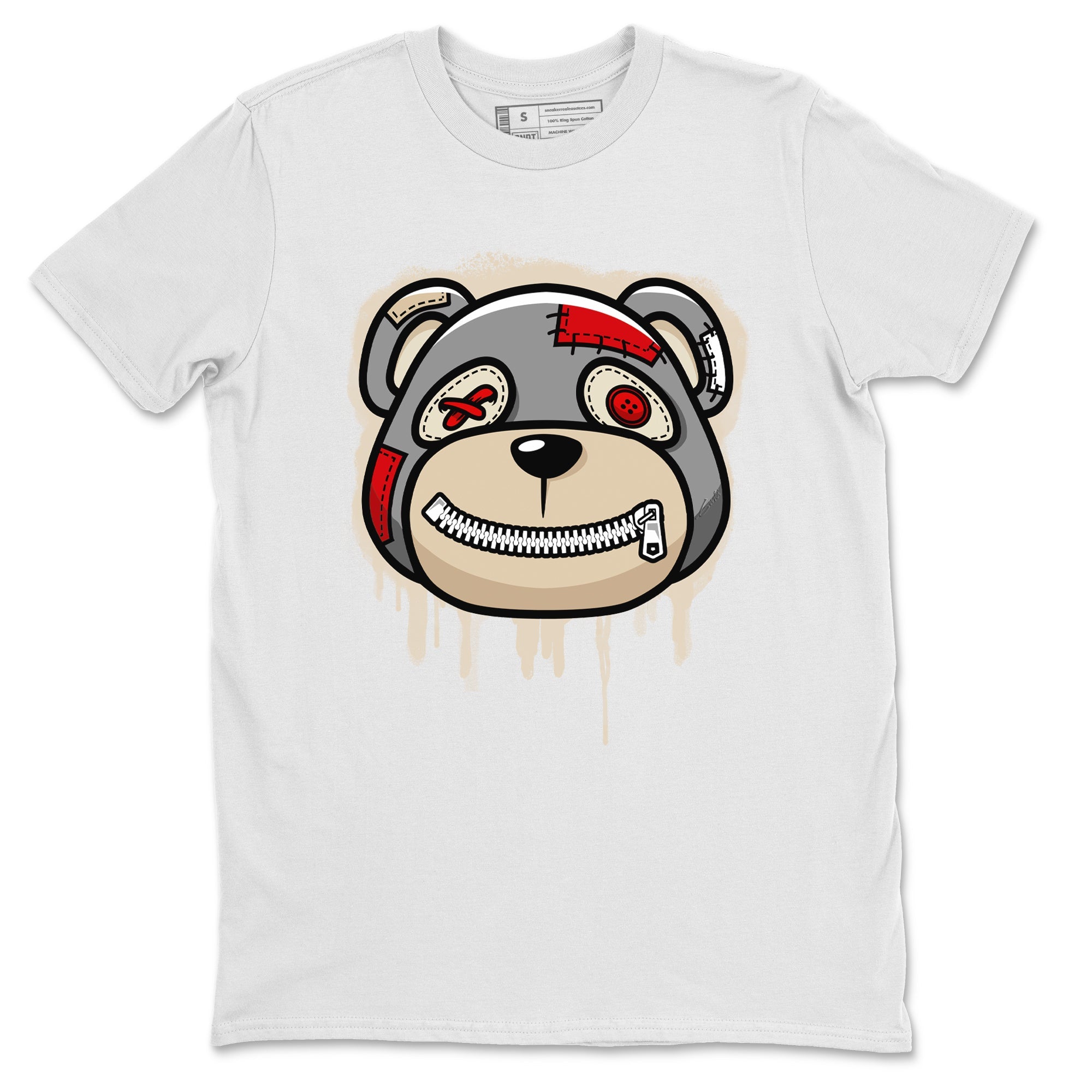 Bear Face Unisex Tops - Air Jordan 3 Muslin