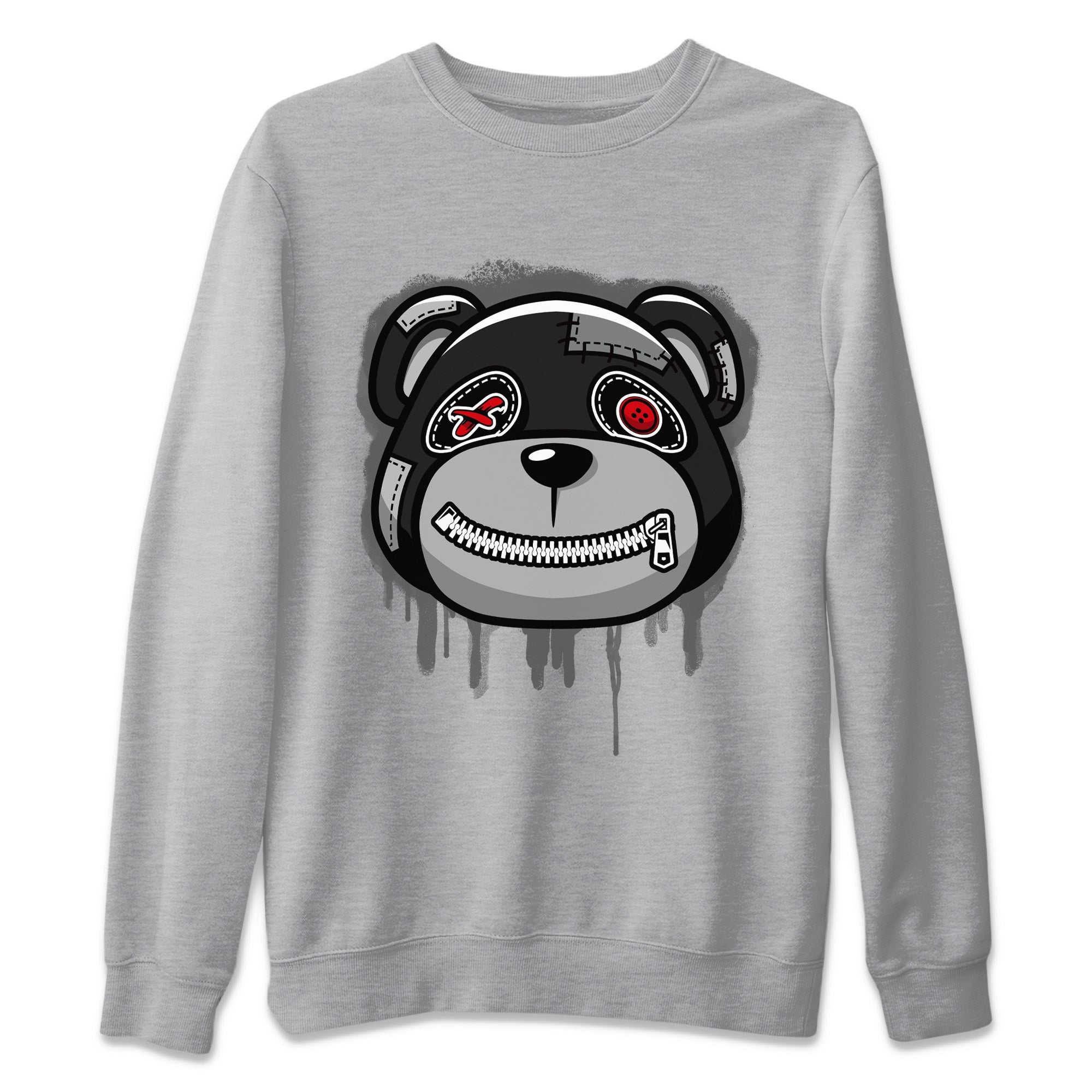 Bear Face Unisex Tops - Air Jordan 4 Black Canvas