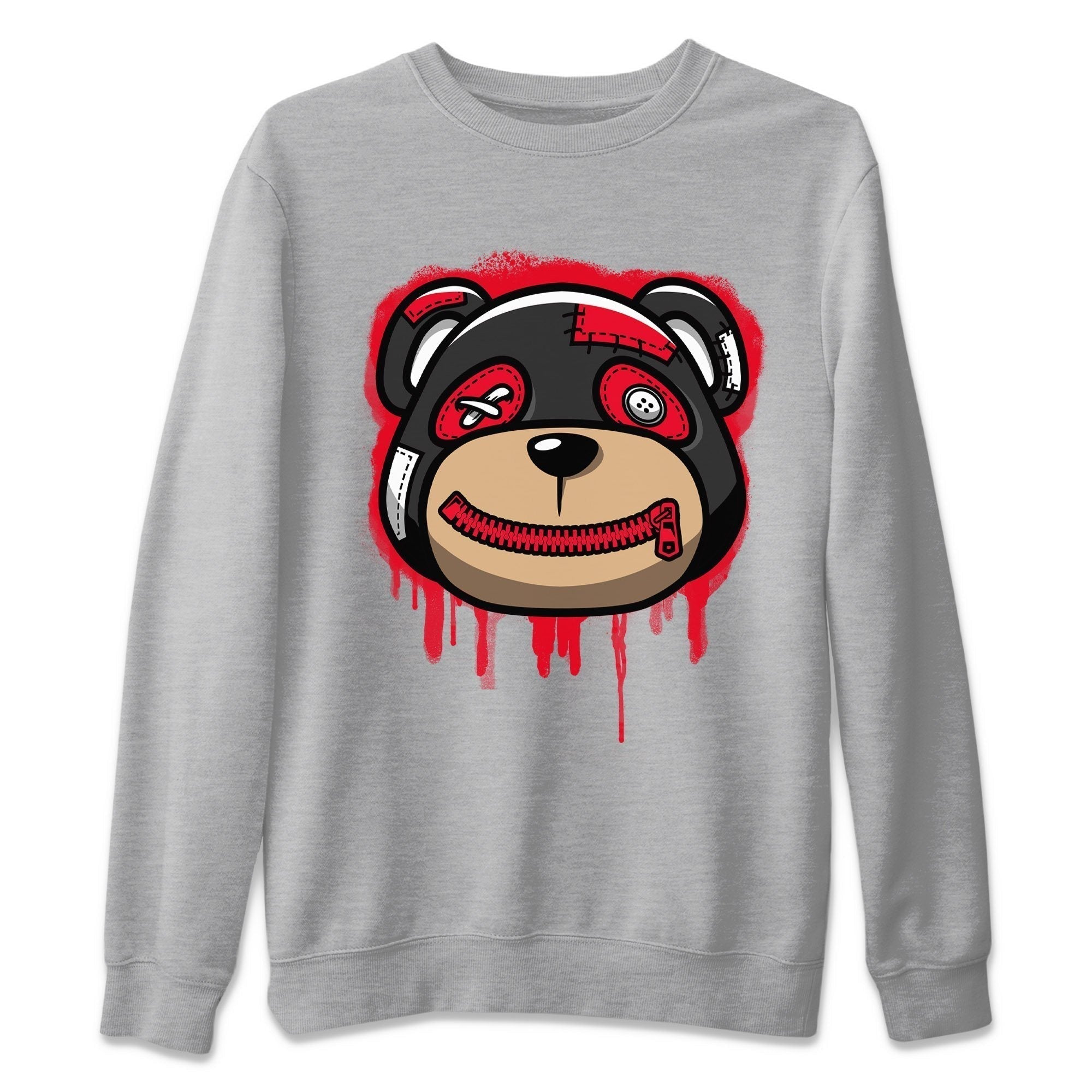 Bear Face Unisex Tops - Air Jordan 4 Red Thunder