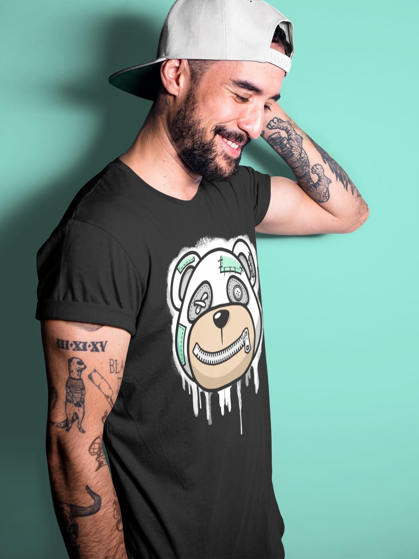 Bear Face Unisex Tops - Air Jordan 6 Mint Foam