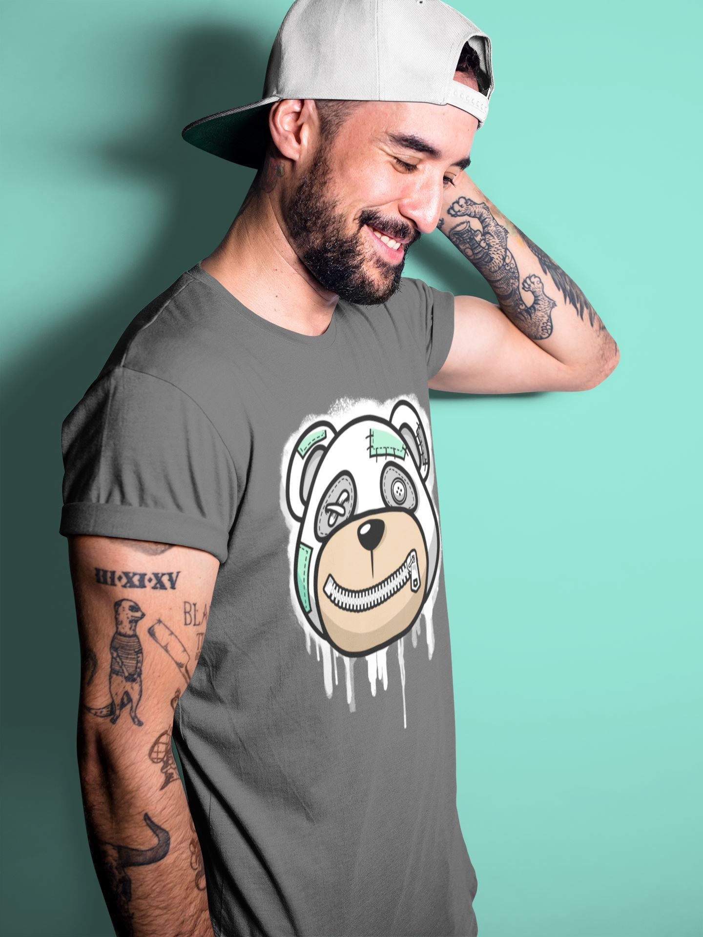 Bear Face Unisex Tops - Air Jordan 6 Mint Foam