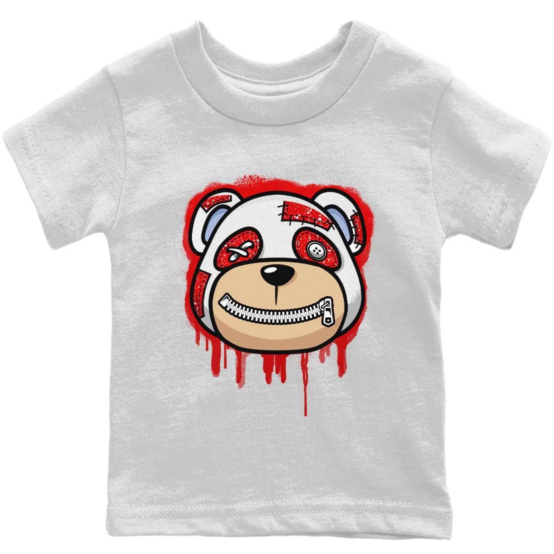 Bear Face Kids Tops - Air Jordan 6 Red Velvet Cookies