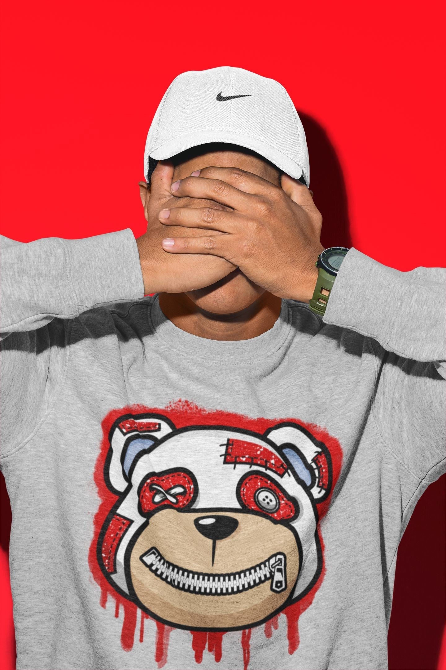 Bear Face Unisex Tops - Air Jordan 6 Red Velvet Cookies