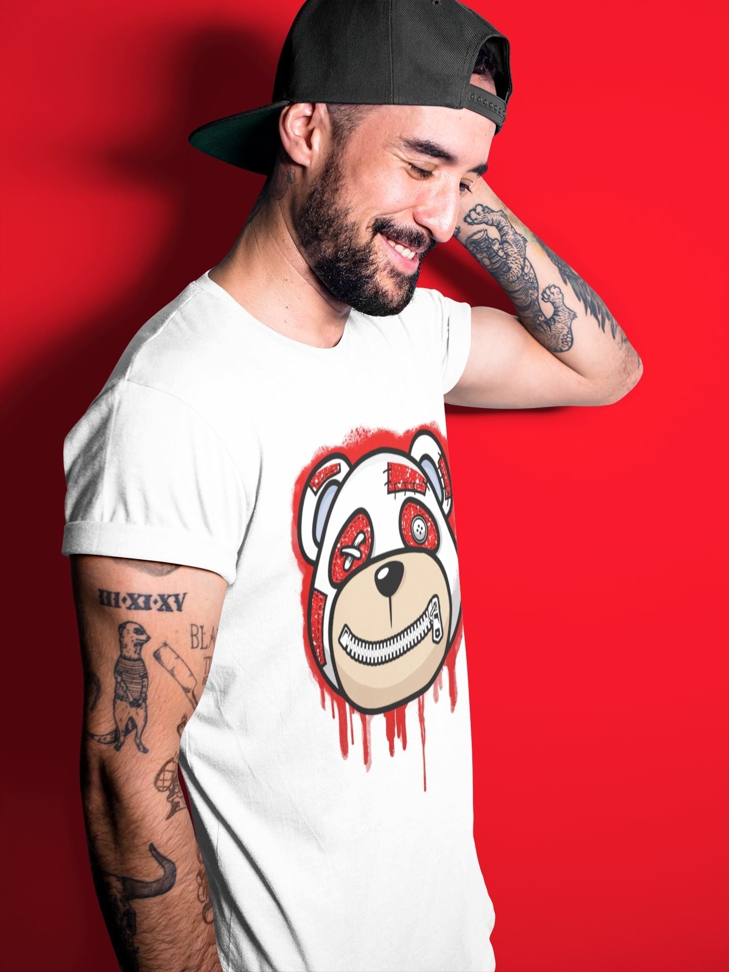 Bear Face Unisex Tops - Air Jordan 6 Red Velvet Cookies