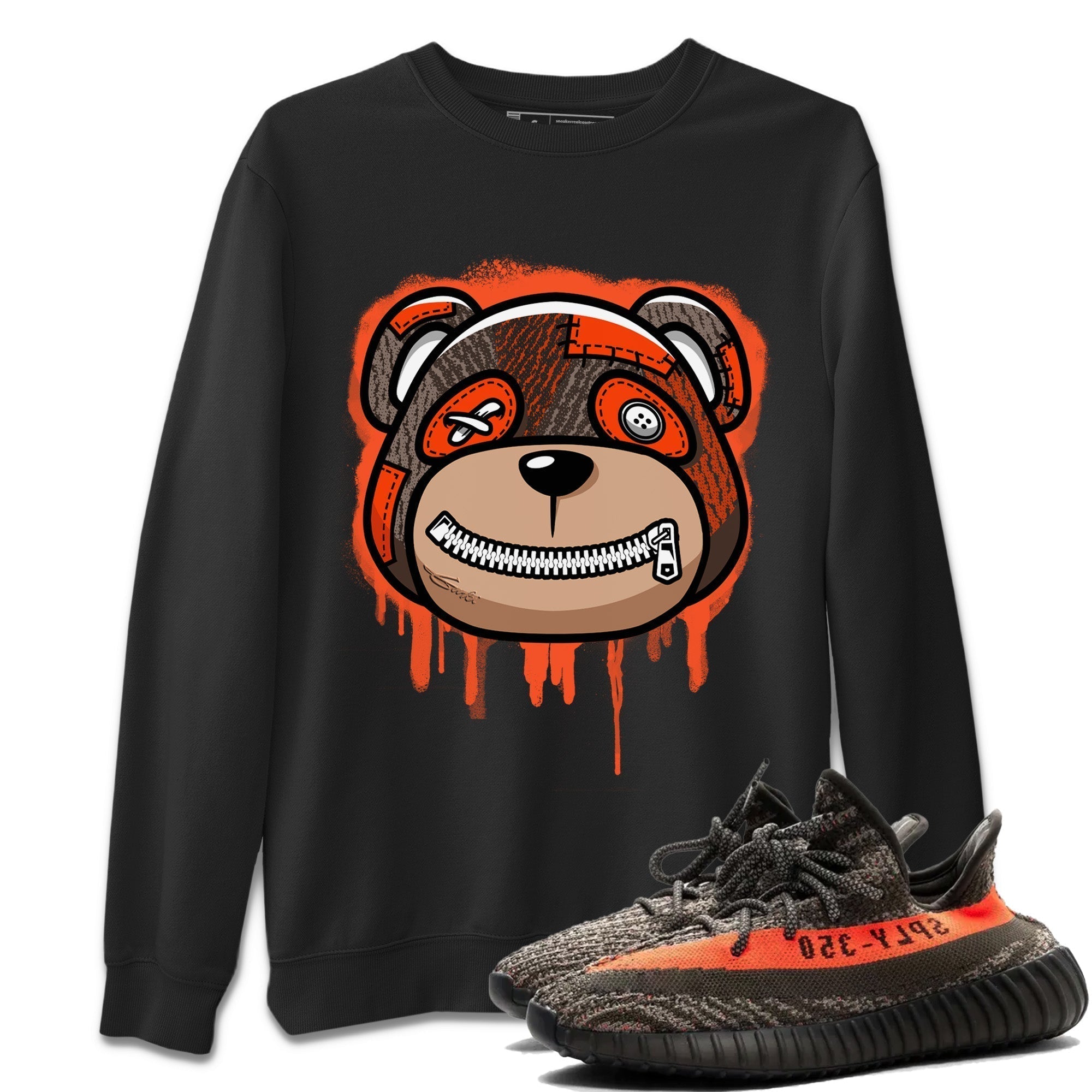 Bear Face Unisex Tops - Yeezy 350 Carbon Beluga