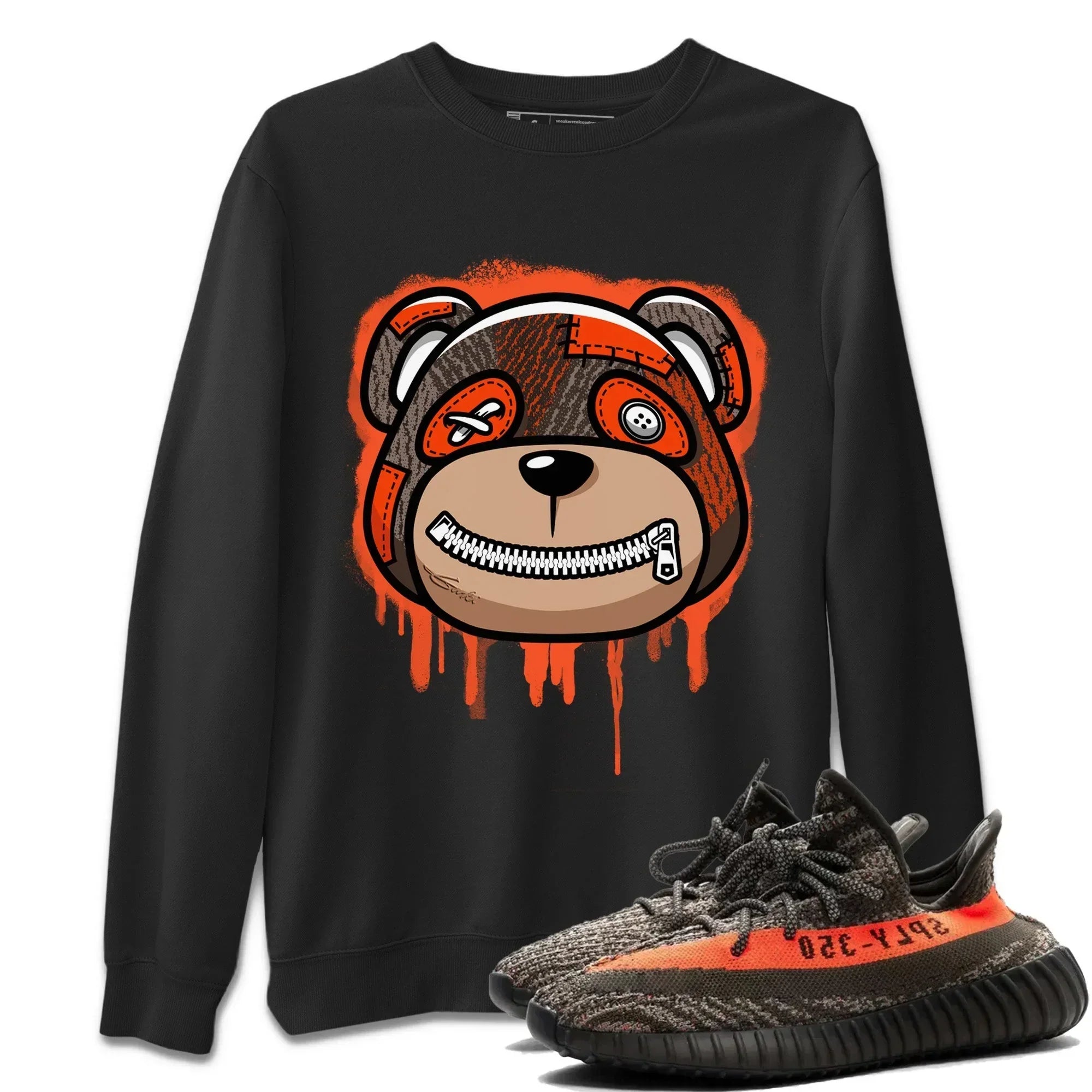 Bear Face Unisex Tops - Yeezy 350 Carbon Beluga