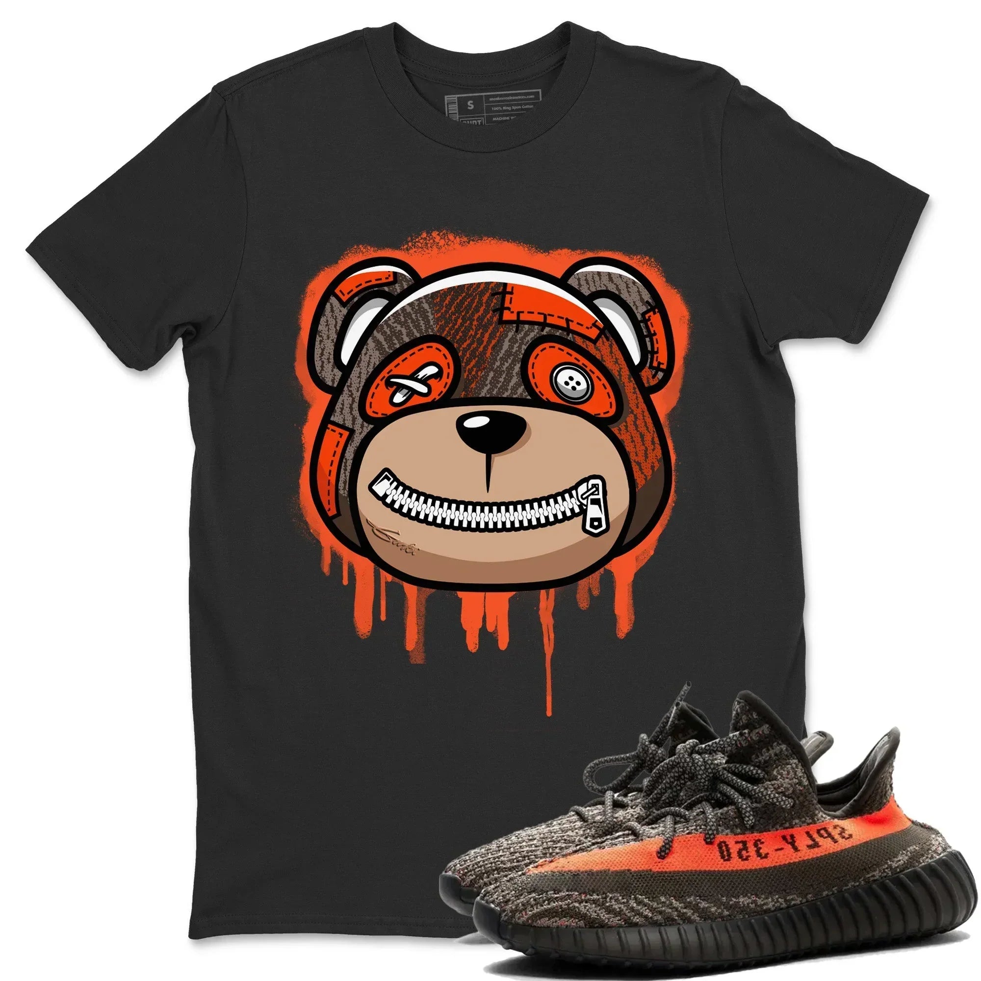 Bear Face Unisex Tops - Yeezy 350 Carbon Beluga