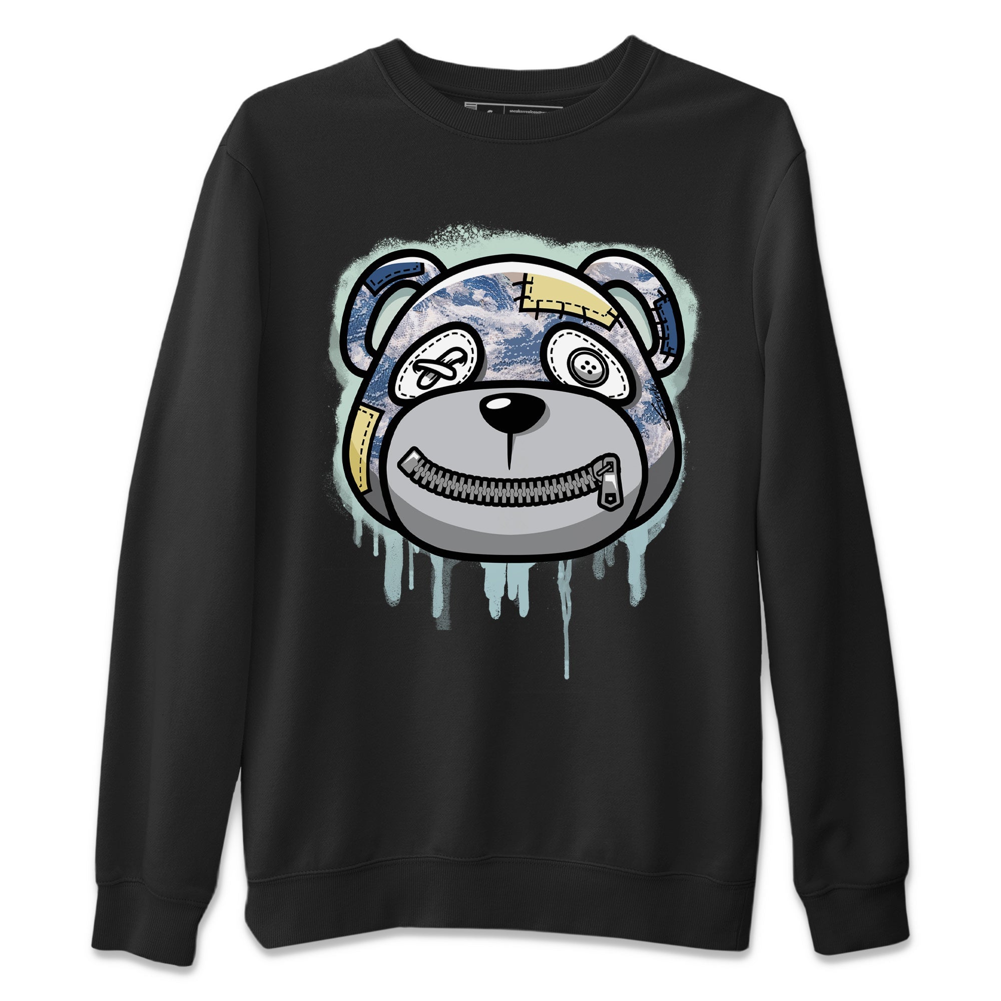 Bear Face Unisex Tops - Yeezy 350 MX Blue