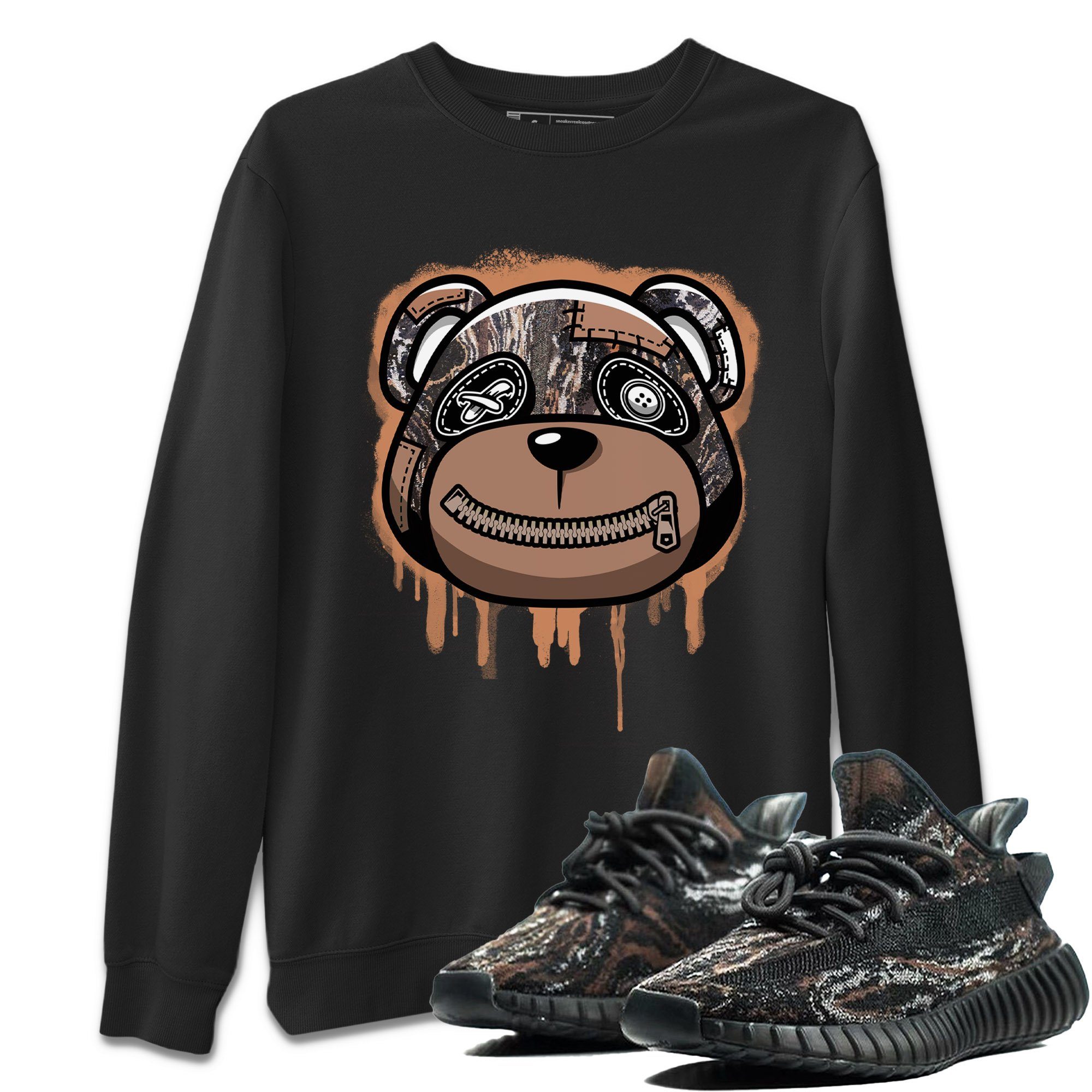 Bear Face Unisex Tops - Yeezy 350 MX Rock