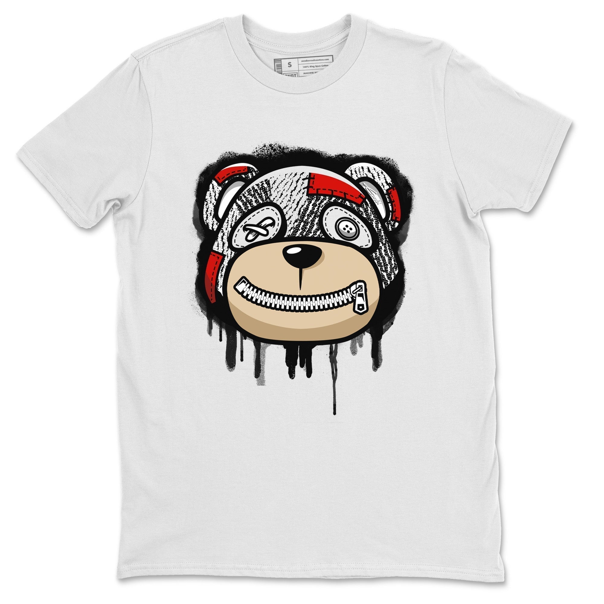Bear Face Unisex Tops - Yeezy 350 Zebra