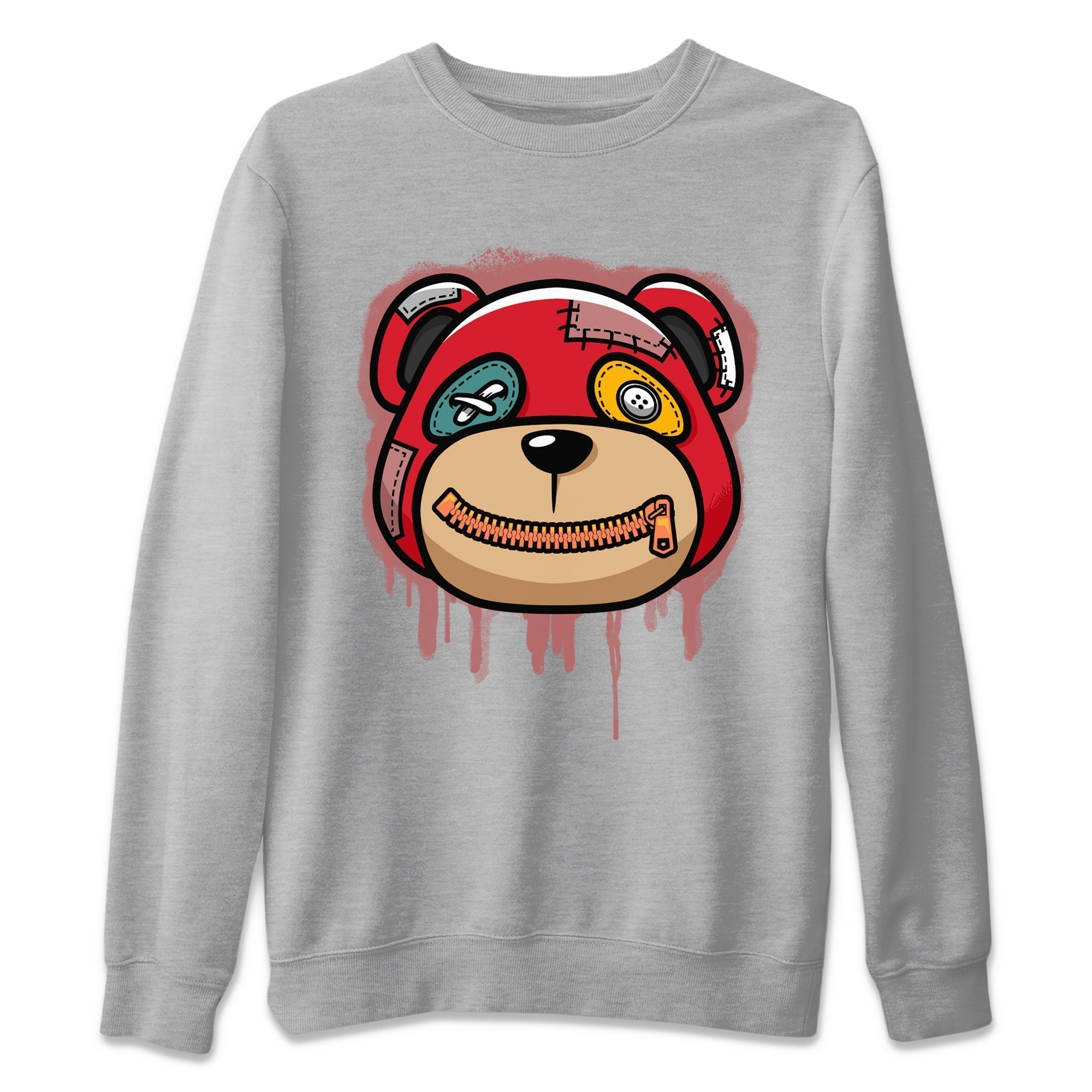 Bear Face Unisex Tops - Yeezy 700 Hi-Res Red