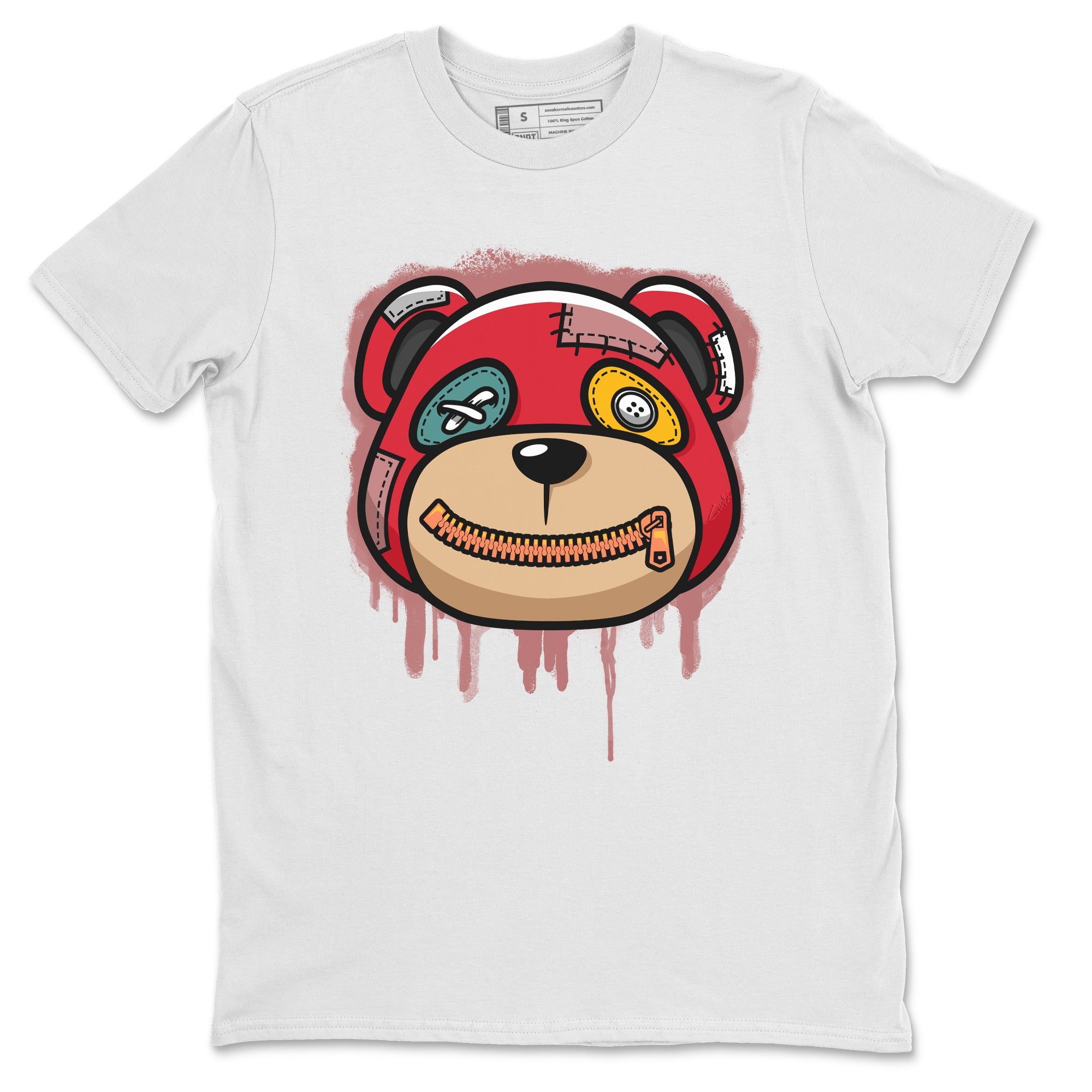 Bear Face Unisex Tops - Yeezy 700 Hi-Res Red