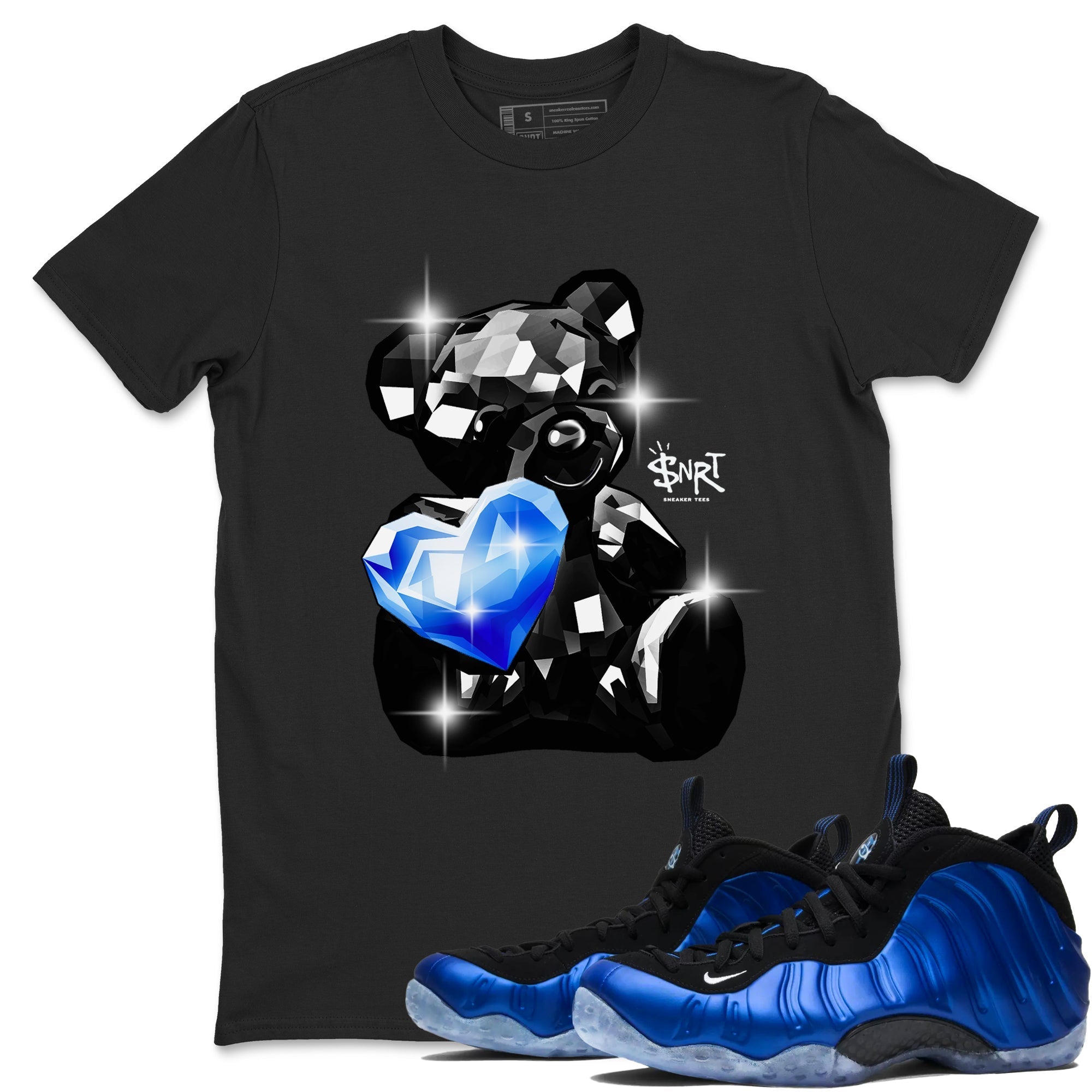 Bear Germs snkmatch Tees - Air Foamposite One Royal