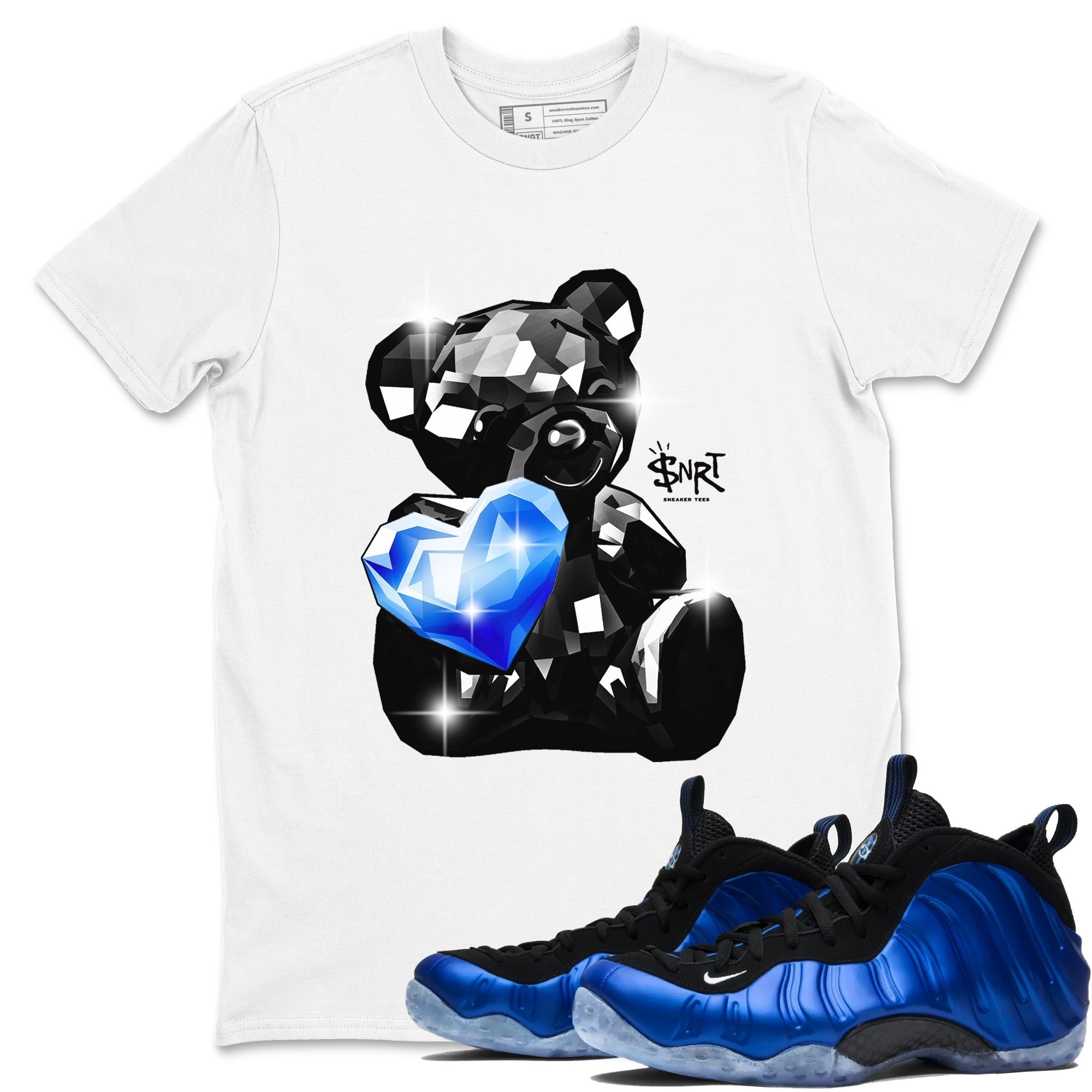 Bear Germs snkmatch Tees - Air Foamposite One Royal