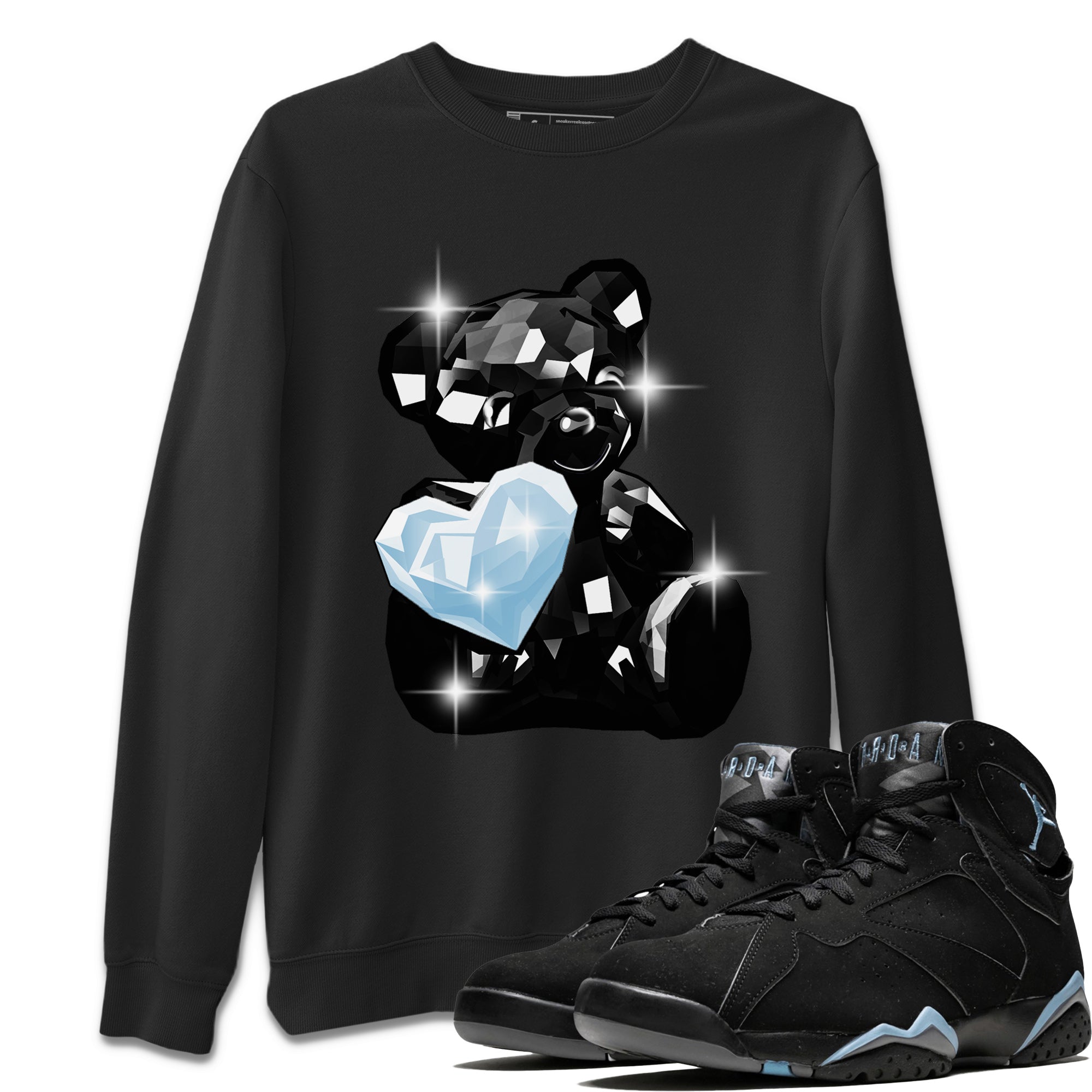 Bear Germs Unisex Tops - Air Jordan 7 Chambray