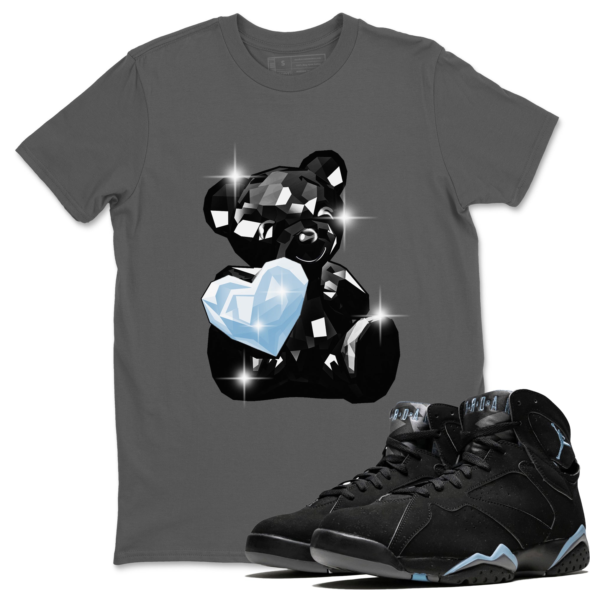 Bear Germs Unisex Tops - Air Jordan 7 Chambray