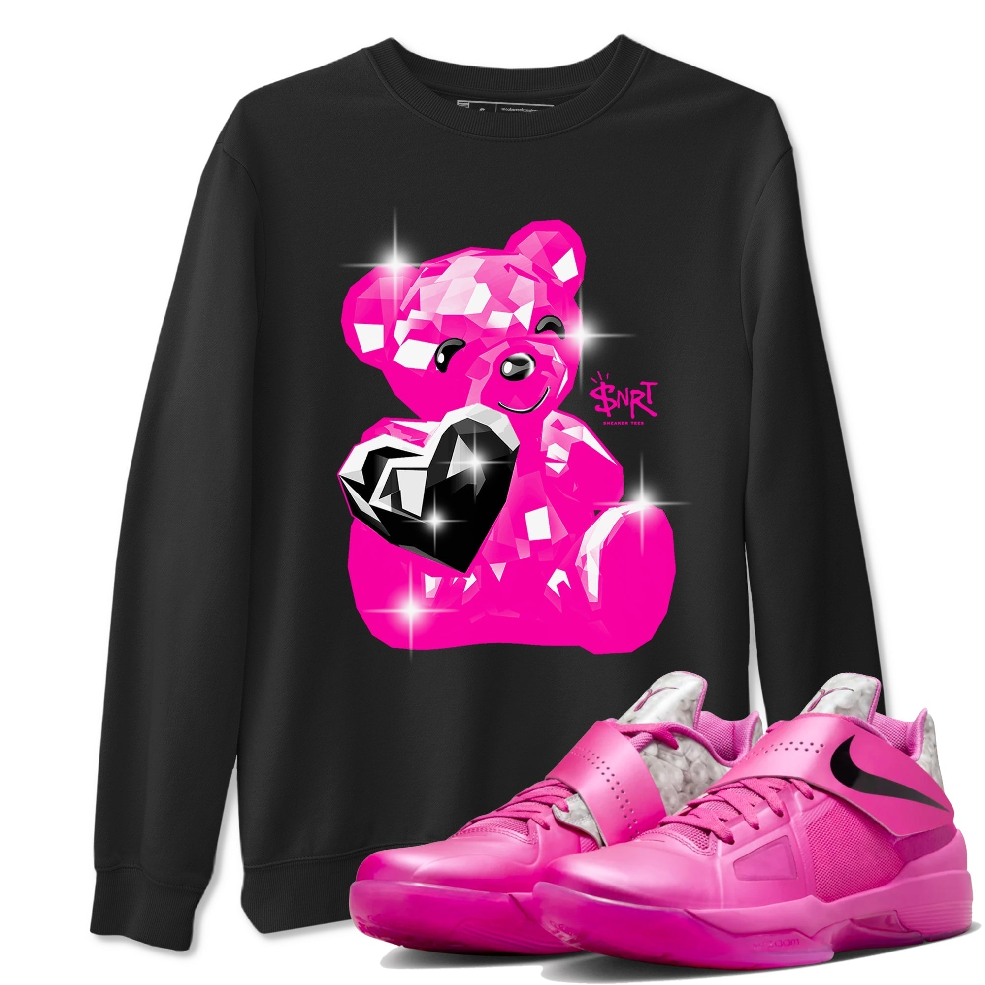 Bear Germs snkmatch Tees - Nike KD 4 Aunt Pearl
