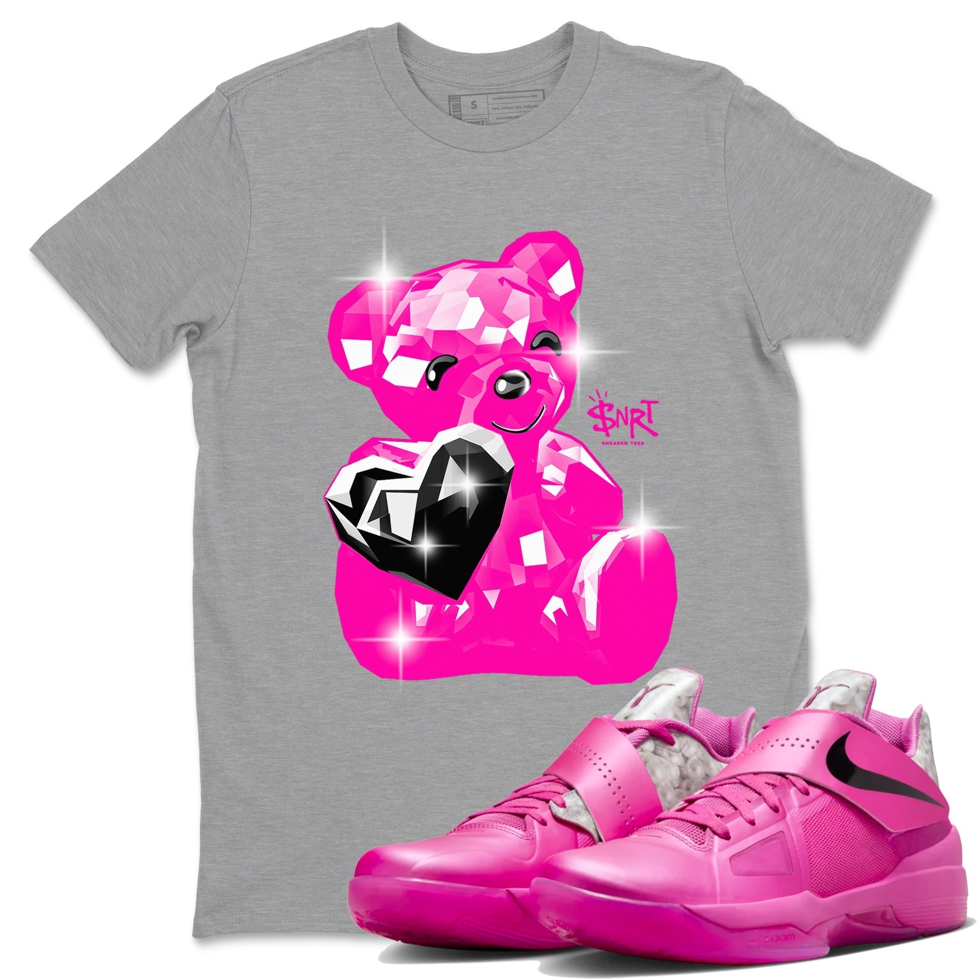 Bear Germs snkmatch Tees - Nike KD 4 Aunt Pearl