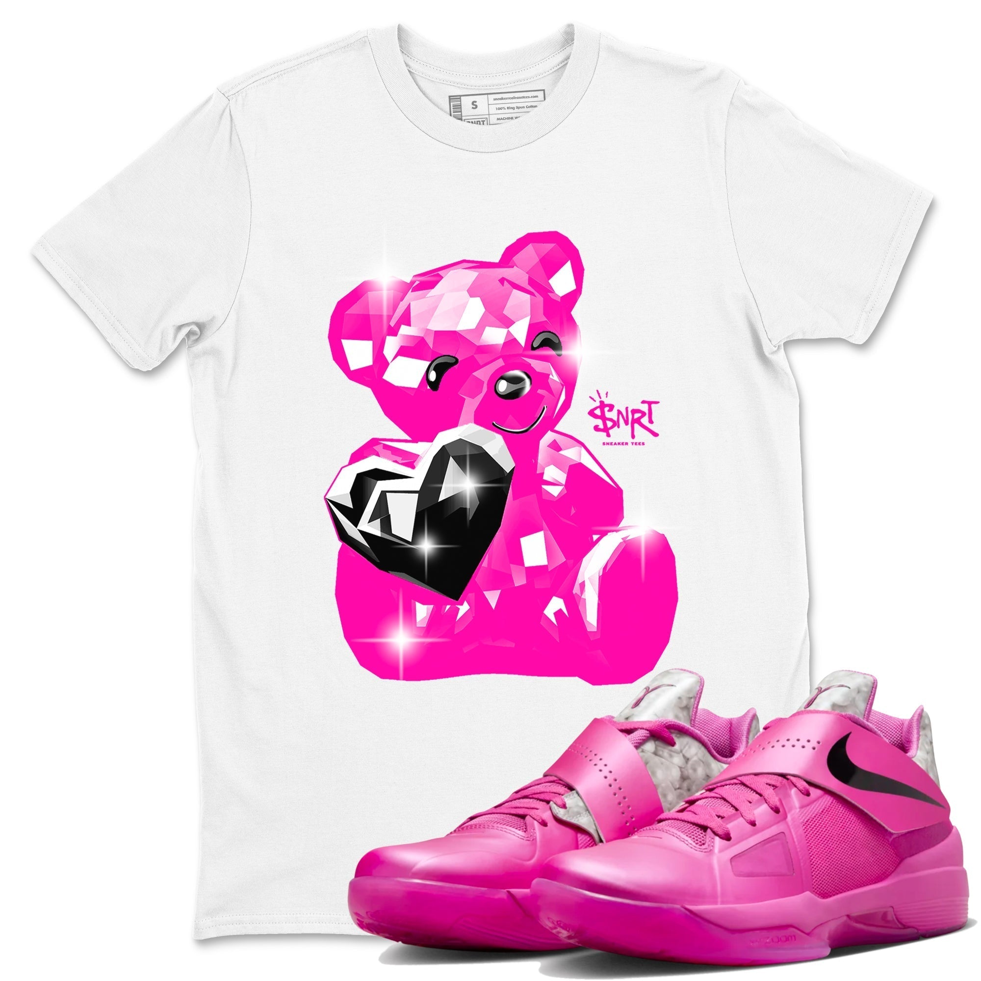 Bear Germs snkmatch Tees - Nike KD 4 Aunt Pearl