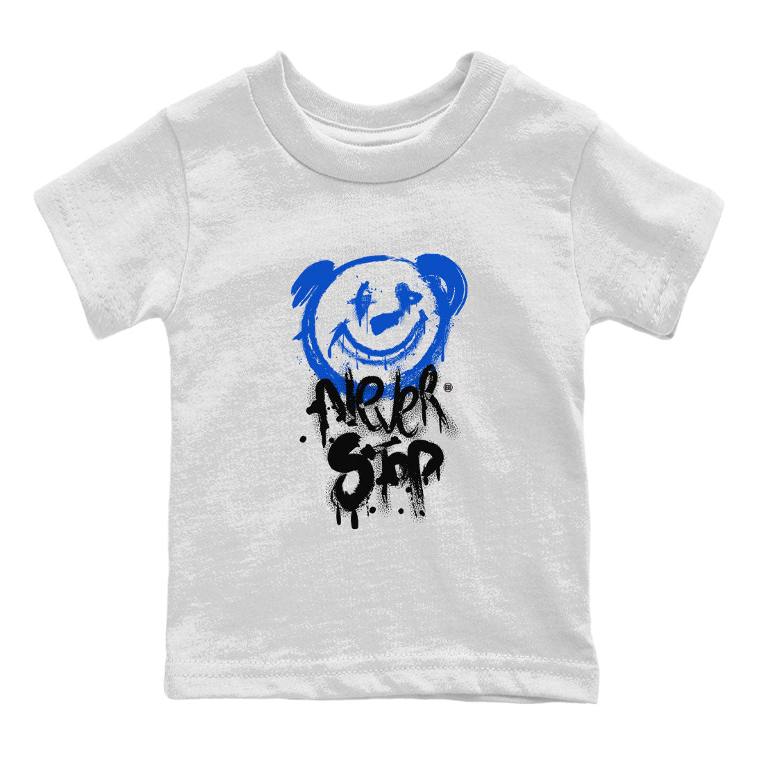 Bear Never Stop snkmatch Tee Kids - Air Jordan 1 Royal Reimagined