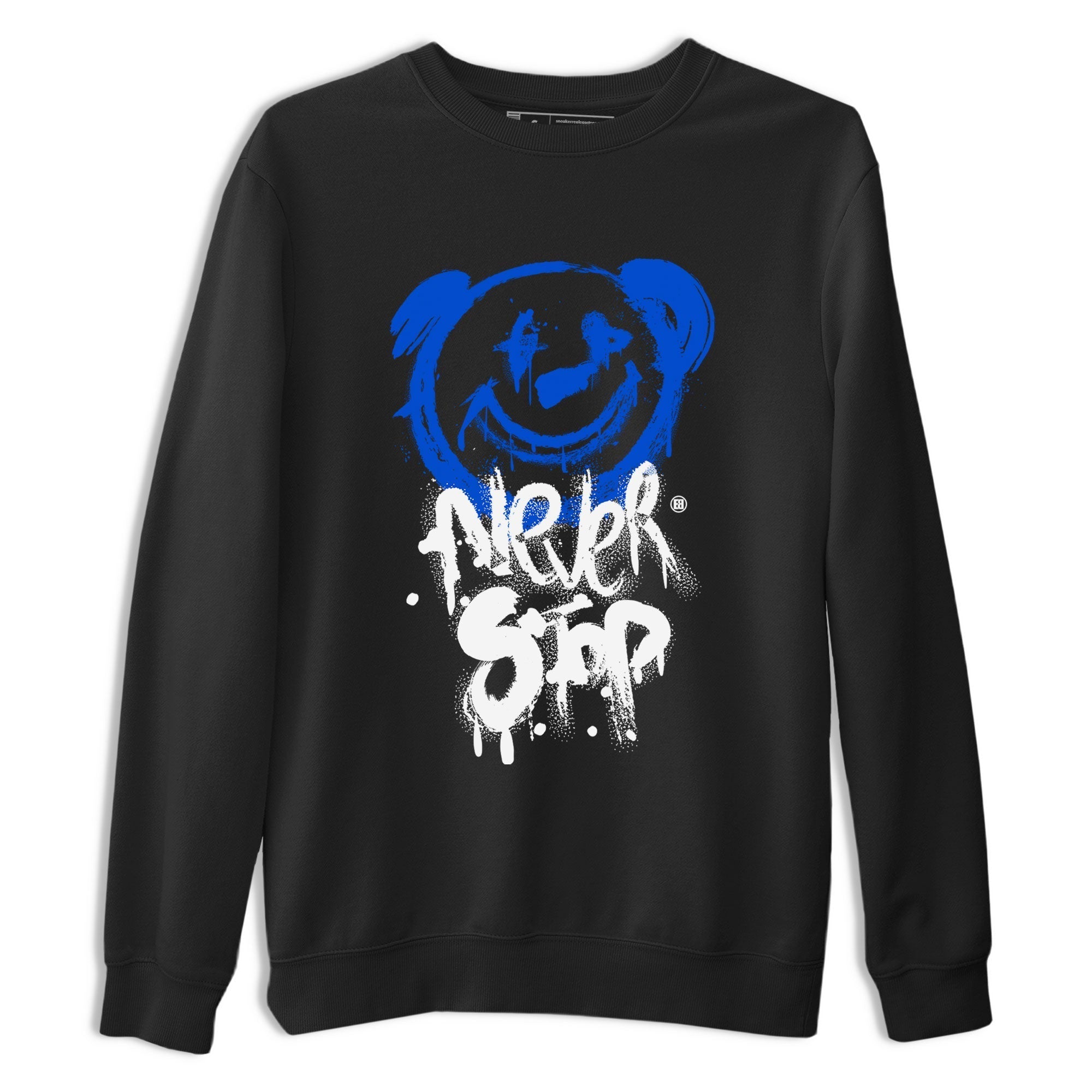 Bear Never Stop snkmatch Tee - Air Jordan 1 Royal Reimagined