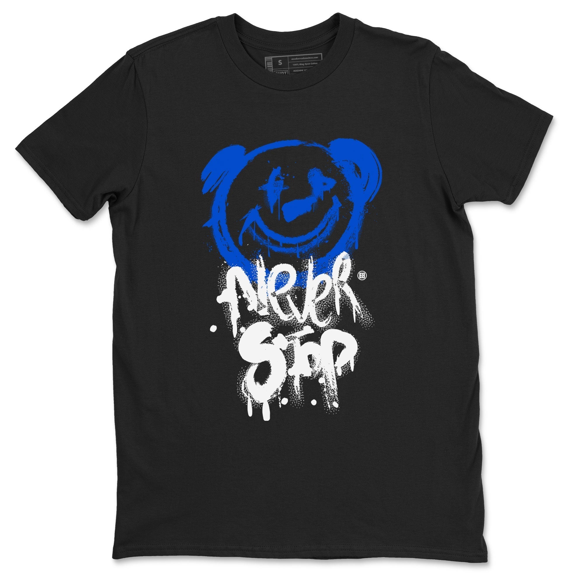 Bear Never Stop snkmatch Tee - Air Jordan 1 Royal Reimagined