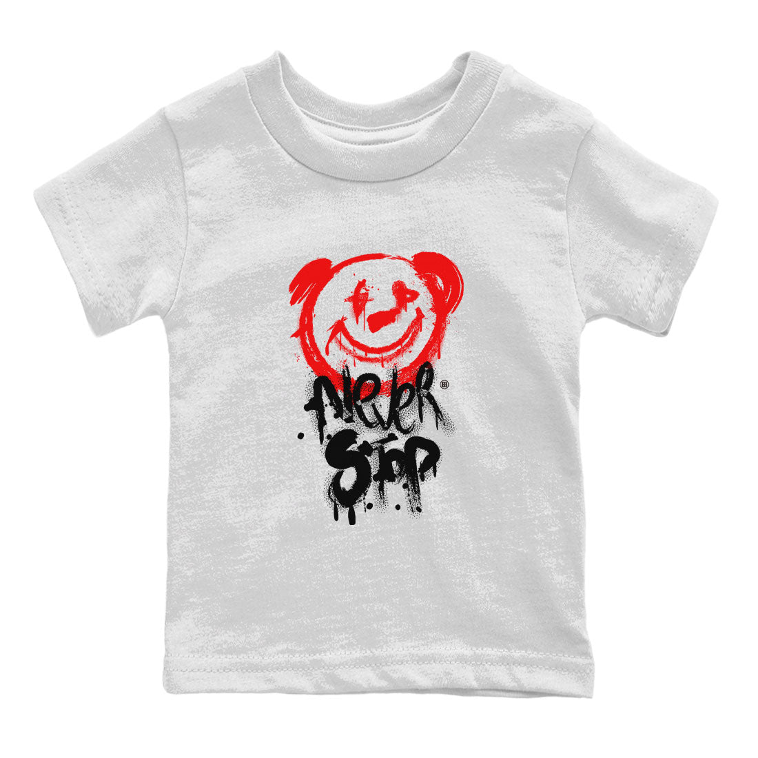 Bear Never Stop snkmatch Tee Kids - Air Jordan 1 University Red