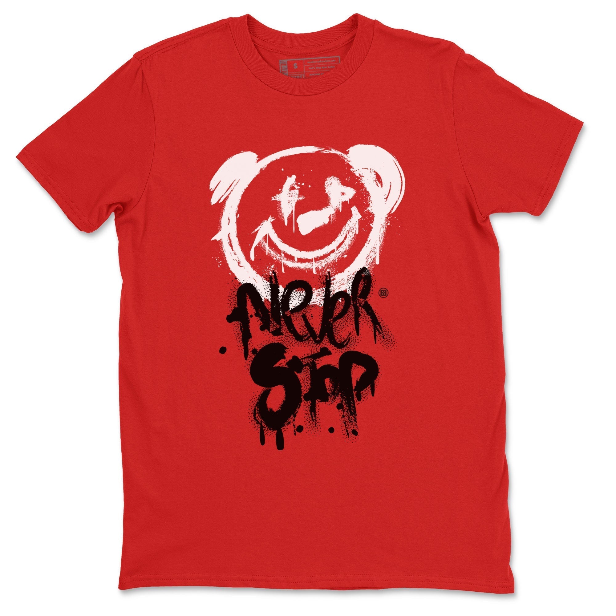 Bear Never Stop snkmatch Tee - Air Jordan 1 University Red