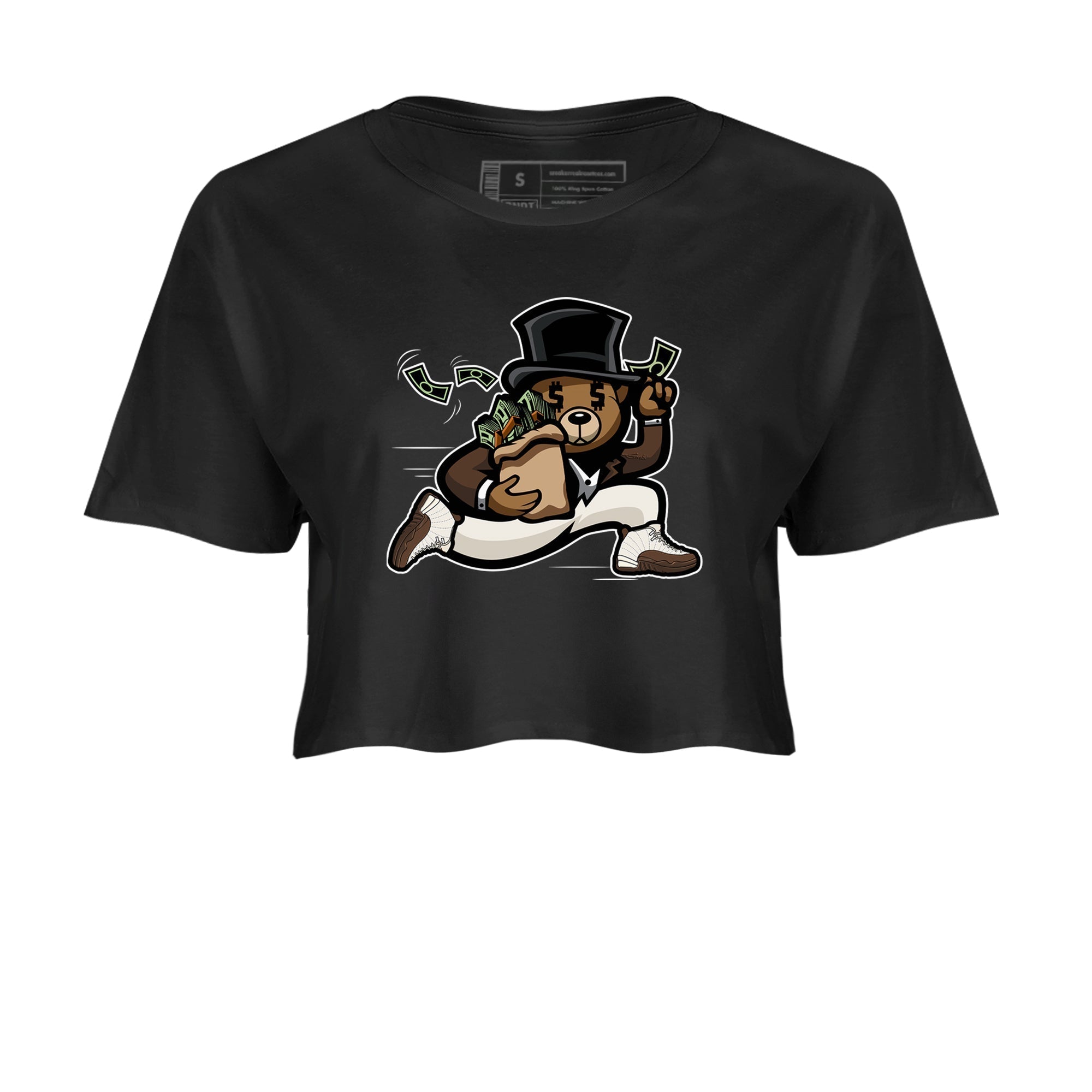 Bear Steals snkmatch Women's Top - Air Jordan 12 Baroque Brown