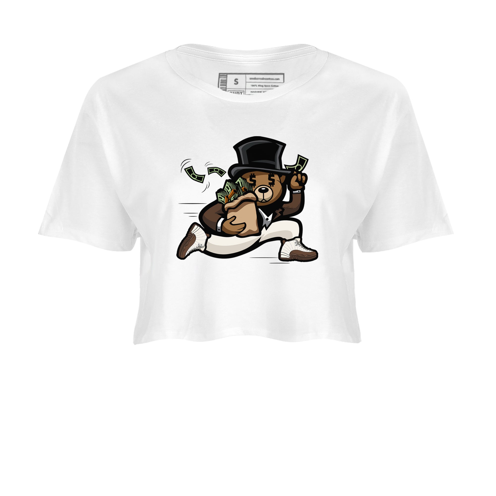 Bear Steals snkmatch Women's Top - Air Jordan 12 Baroque Brown