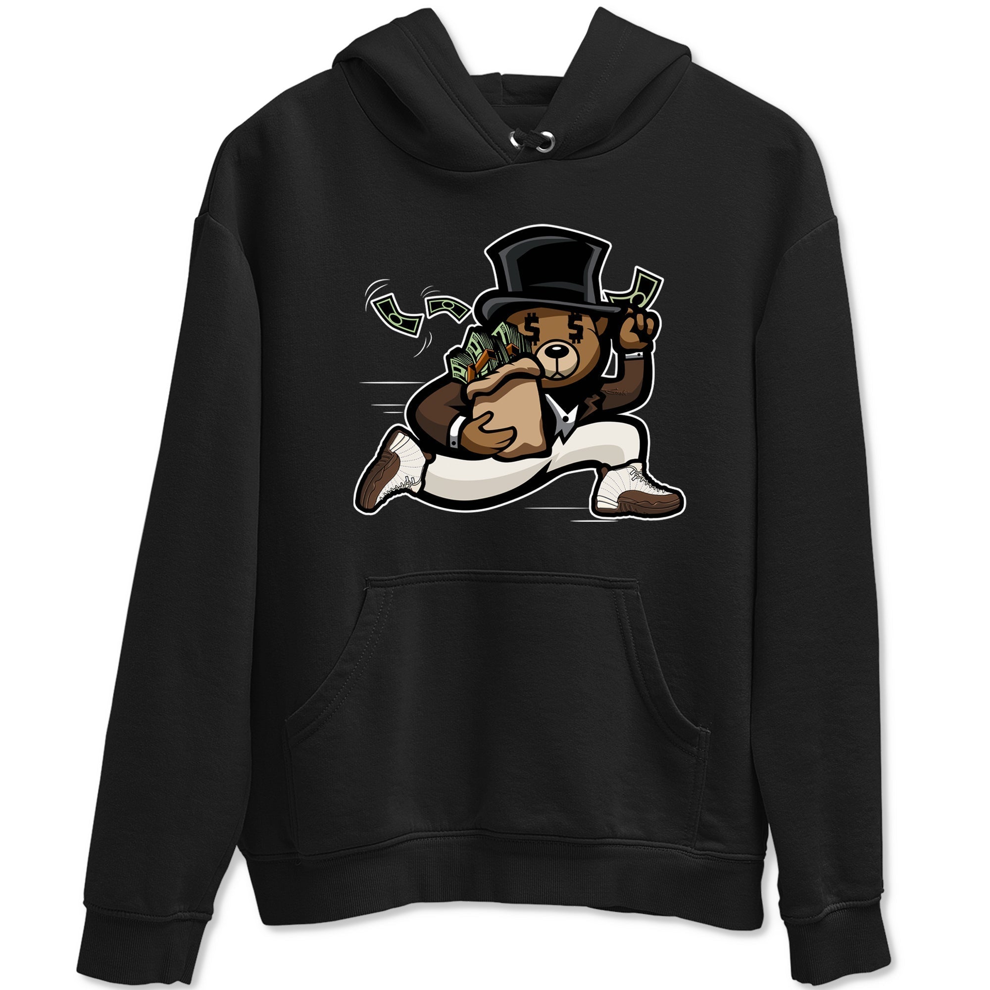 Bear Steals snkmatch Tees - Air Jordan 12 Baroque Brown