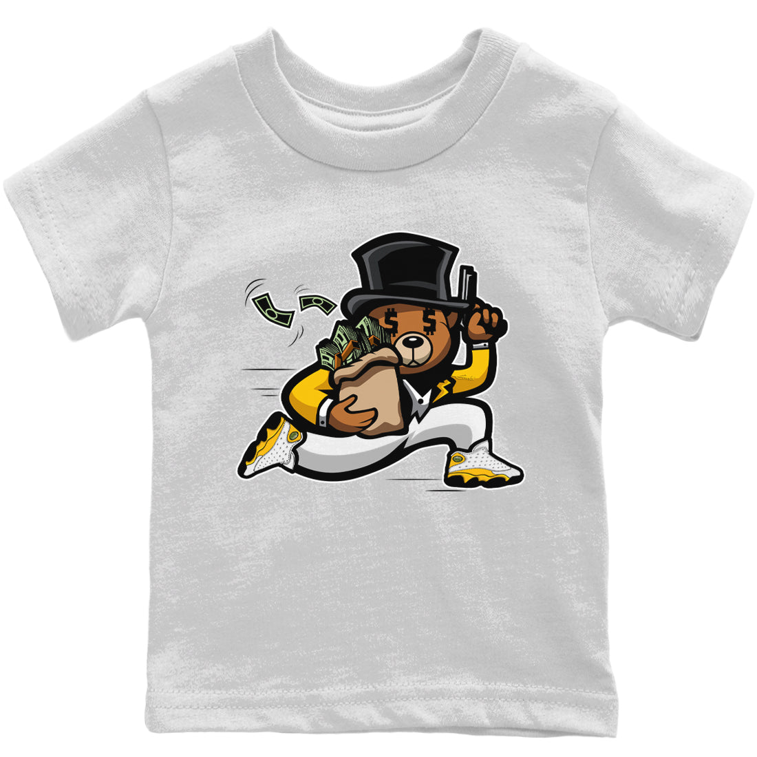 Bear Steals Kids Tops - Air Jordan 13 Del Sol