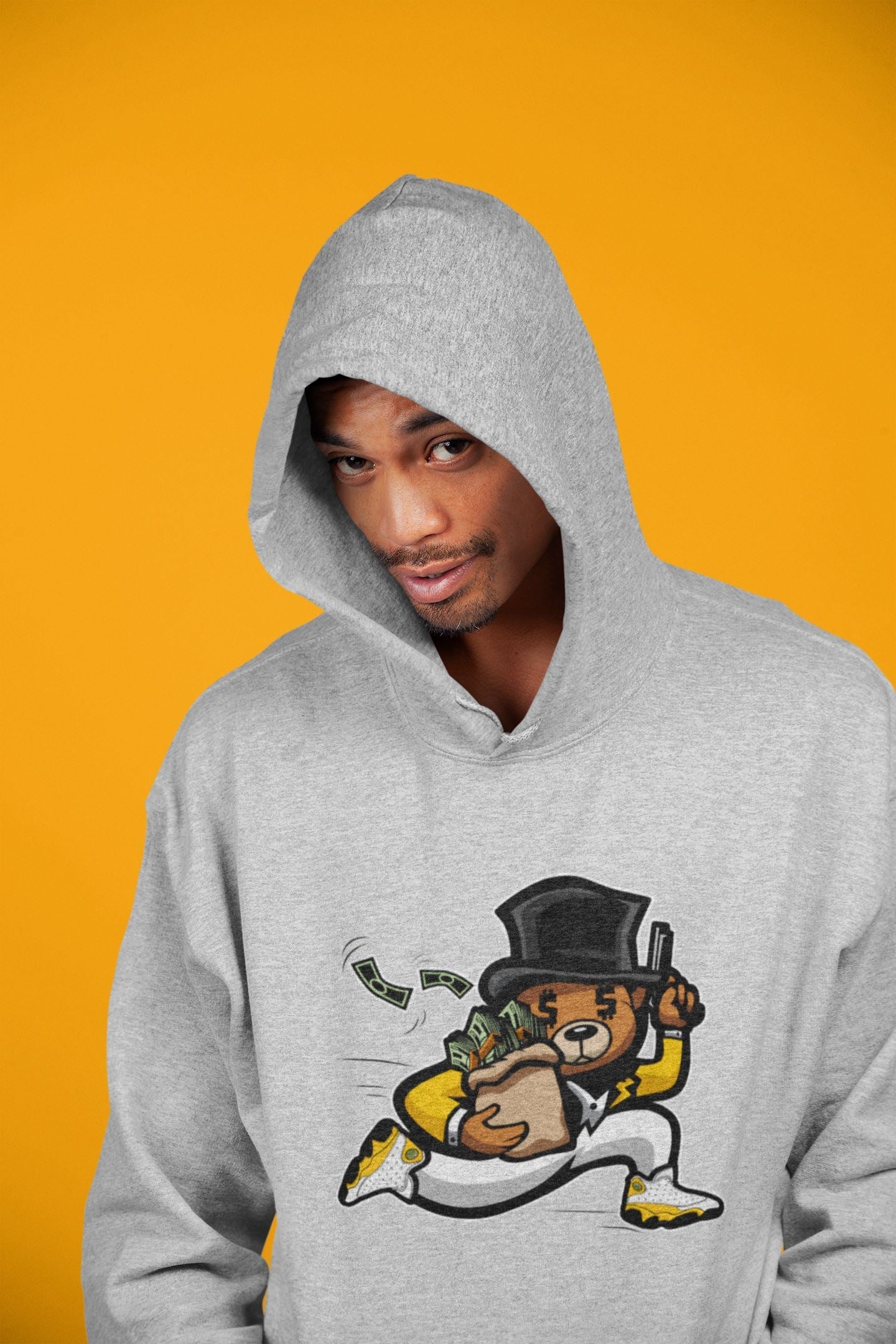 Bear Steals Unisex Tops - Air Jordan 13 Del Sol