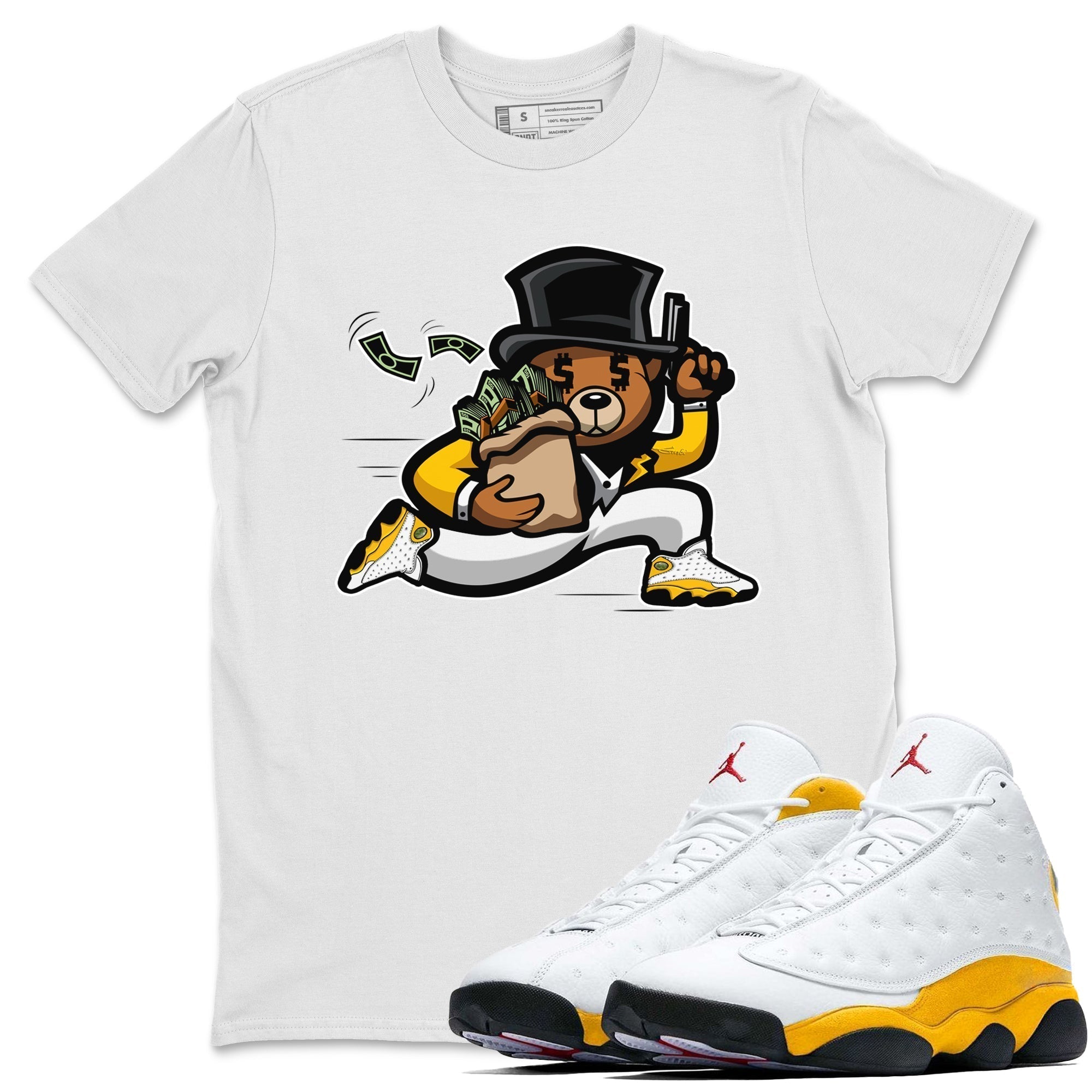 Bear Steals Unisex Tops - Air Jordan 13 Del Sol