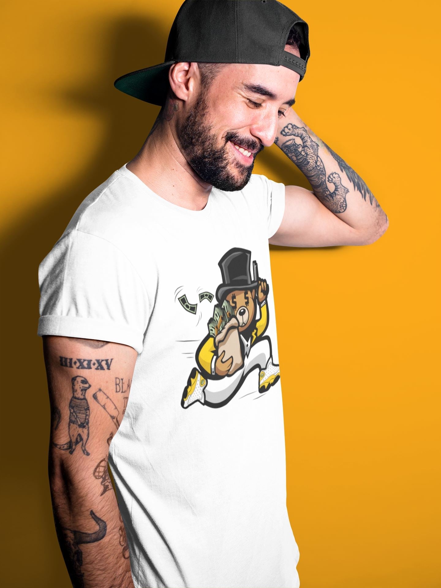 Bear Steals Unisex Tops - Air Jordan 13 Del Sol