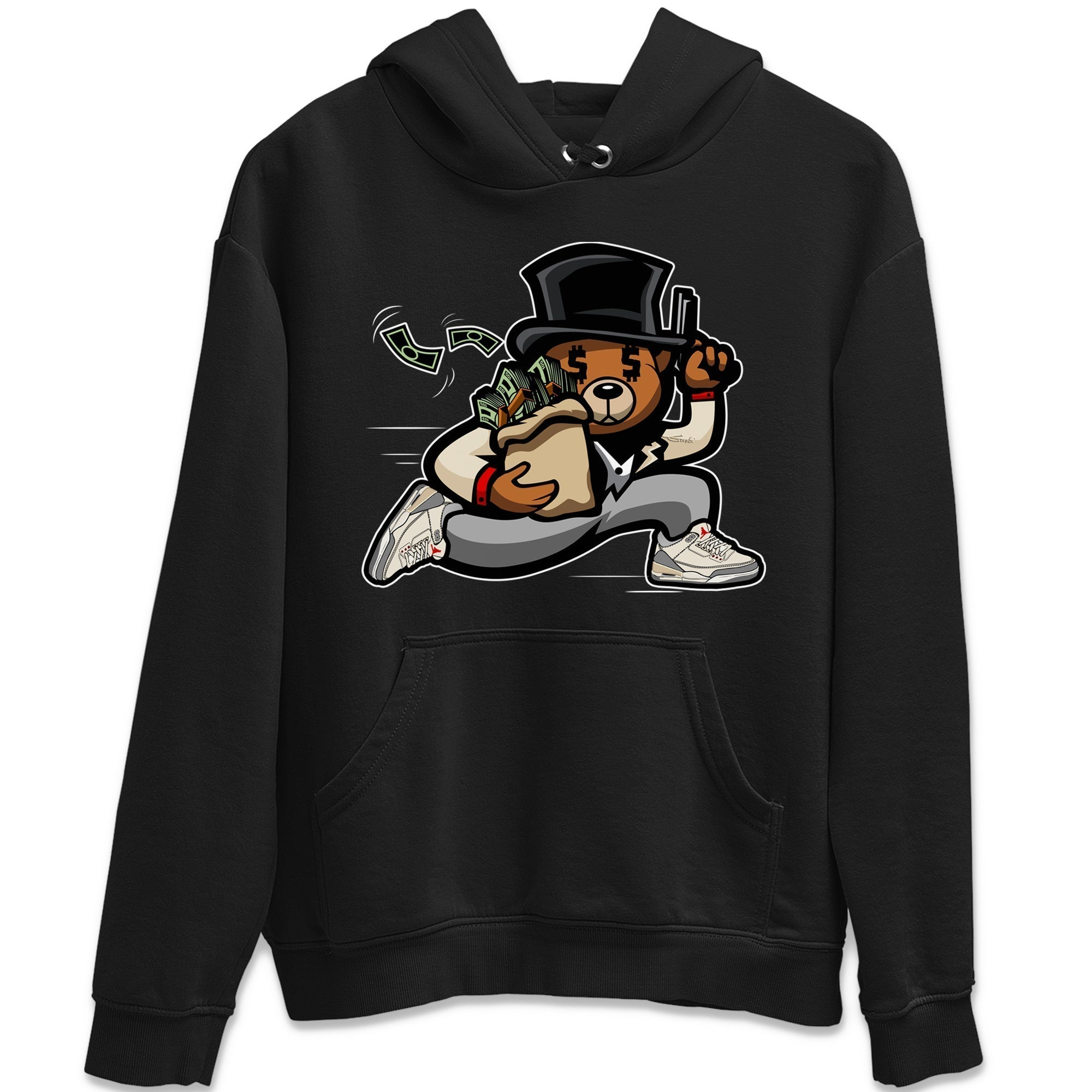 Bear Steals Unisex Tops - Air Jordan 3 Muslin