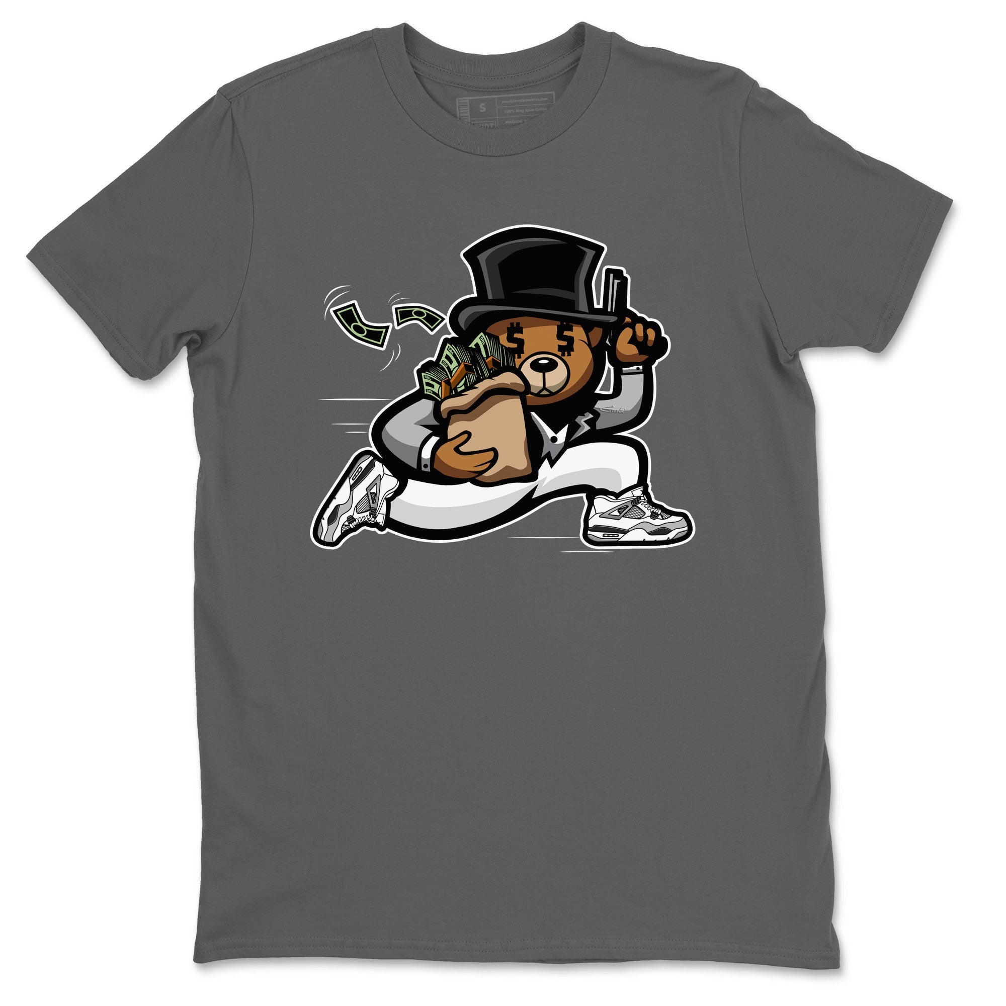 Bear Steals Unisex Tops - Air Jordan 4 Military Black