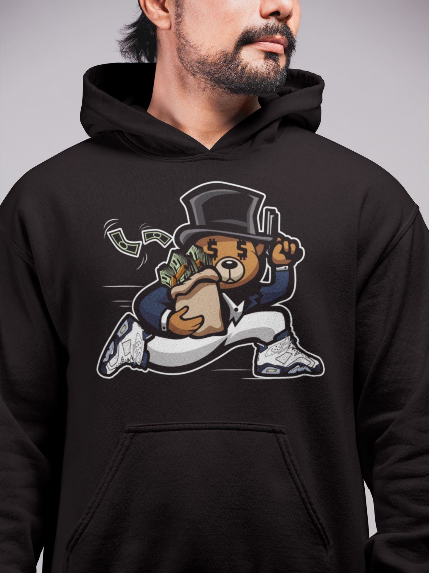 Bear Steals Unisex Tops - Air Jordan 6 Midnight Navy