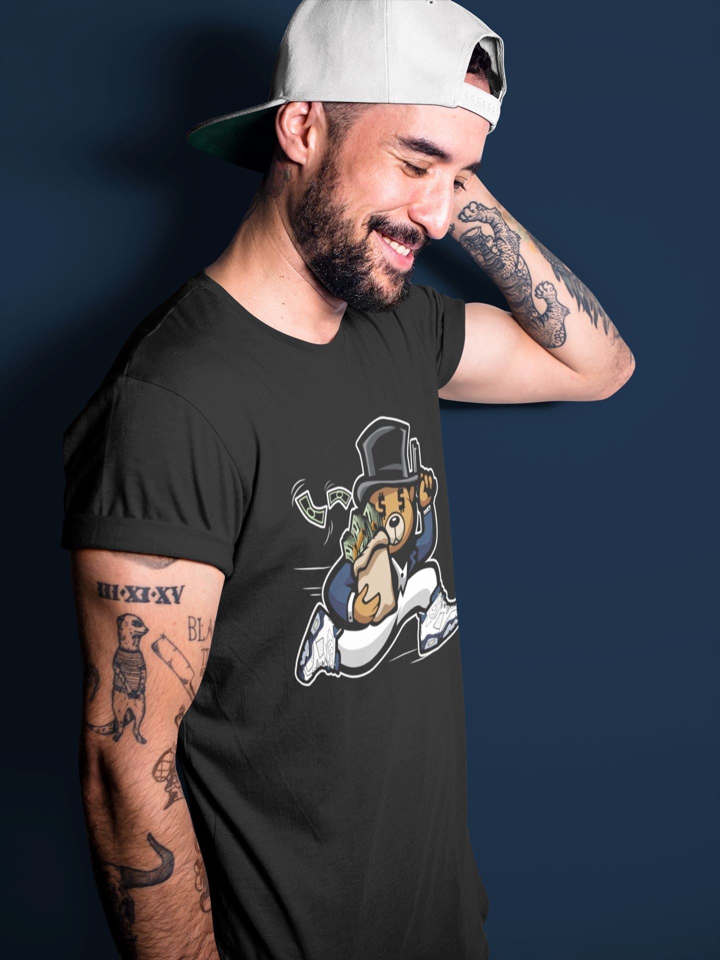 Bear Steals Unisex Tops - Air Jordan 6 Midnight Navy