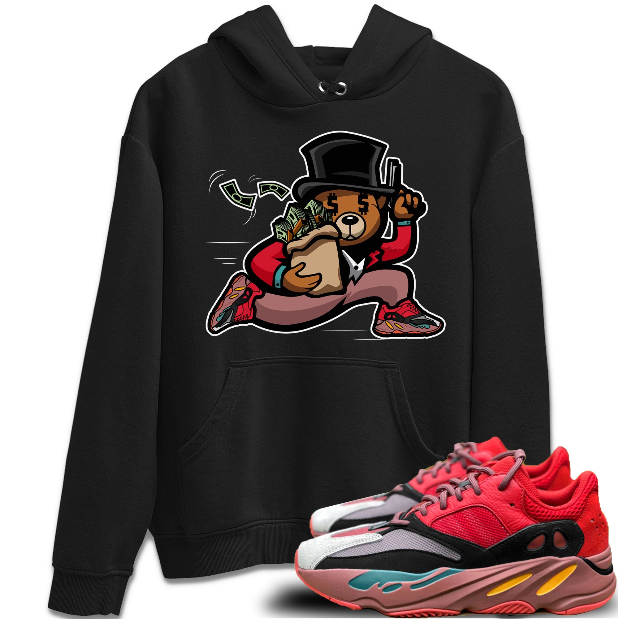 Bear Steals Unisex Tops - Yeezy 700 Hi-Res Red