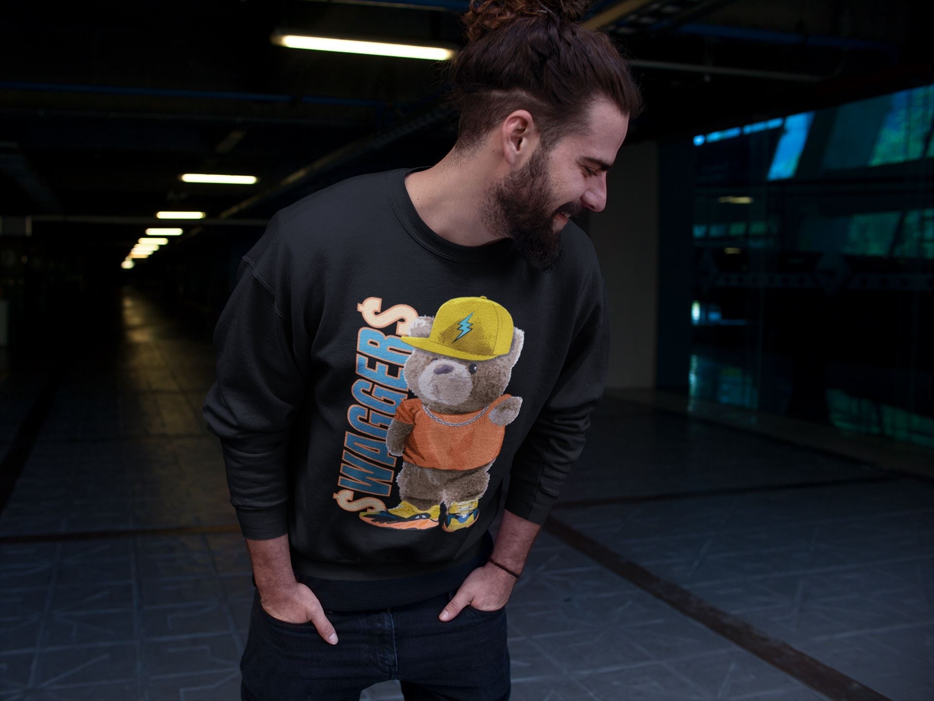 Bear Swaggers Unisex Tops - Yeezy 700 Sun